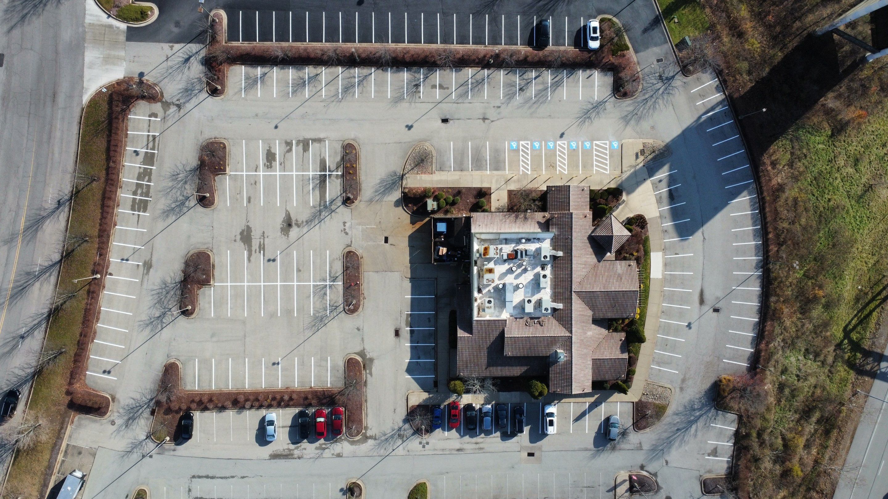 Olive Garden - Pittsburgh Mills by G-Force Parking Lot Striping of Pittsburgh