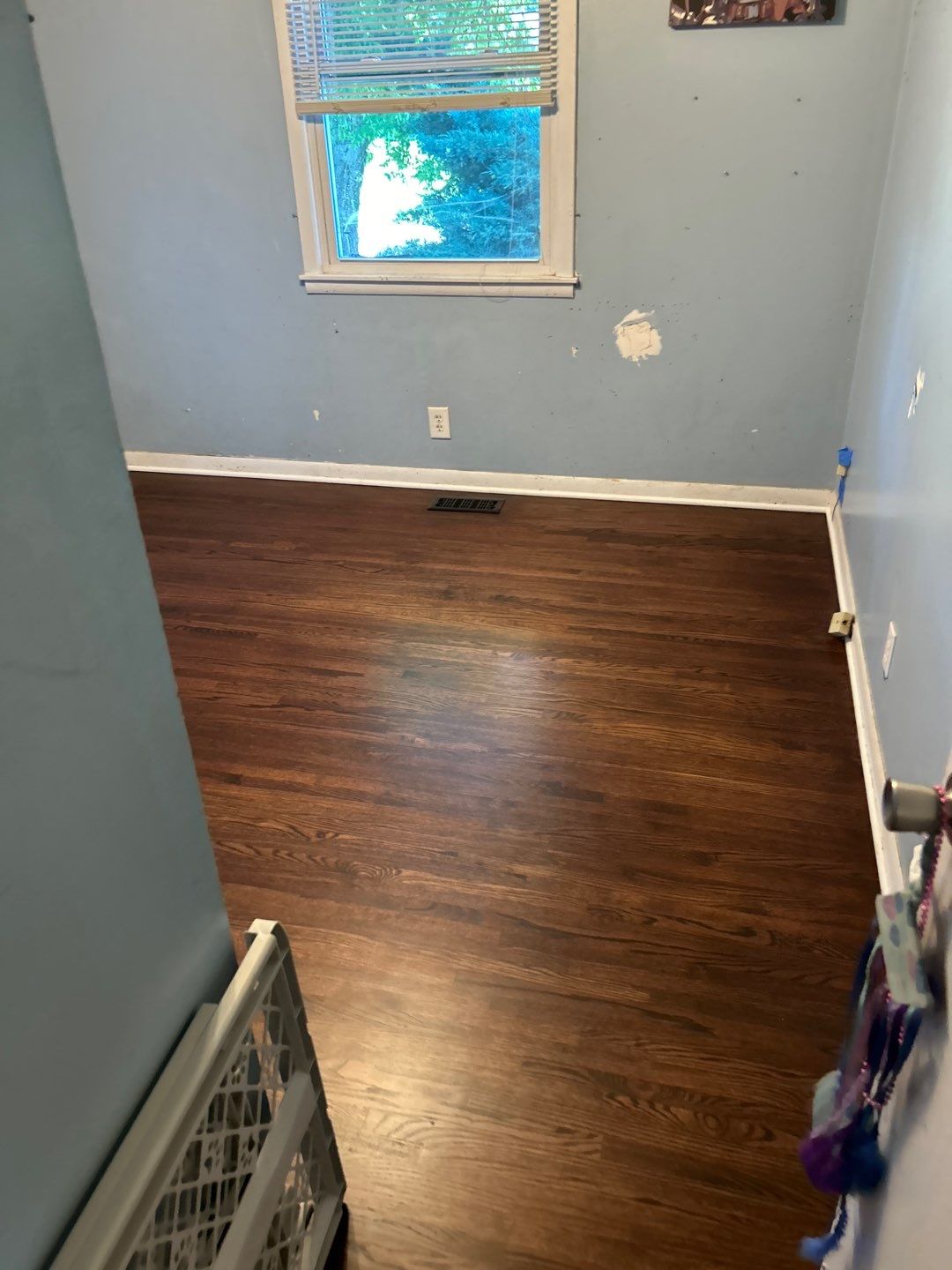 Carpet demo and hardwood refinish  by Footprints Floors of Nashville