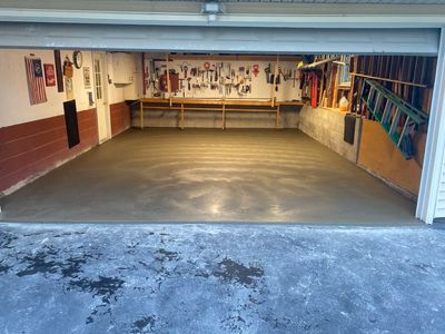 Concrete garage floor replacement