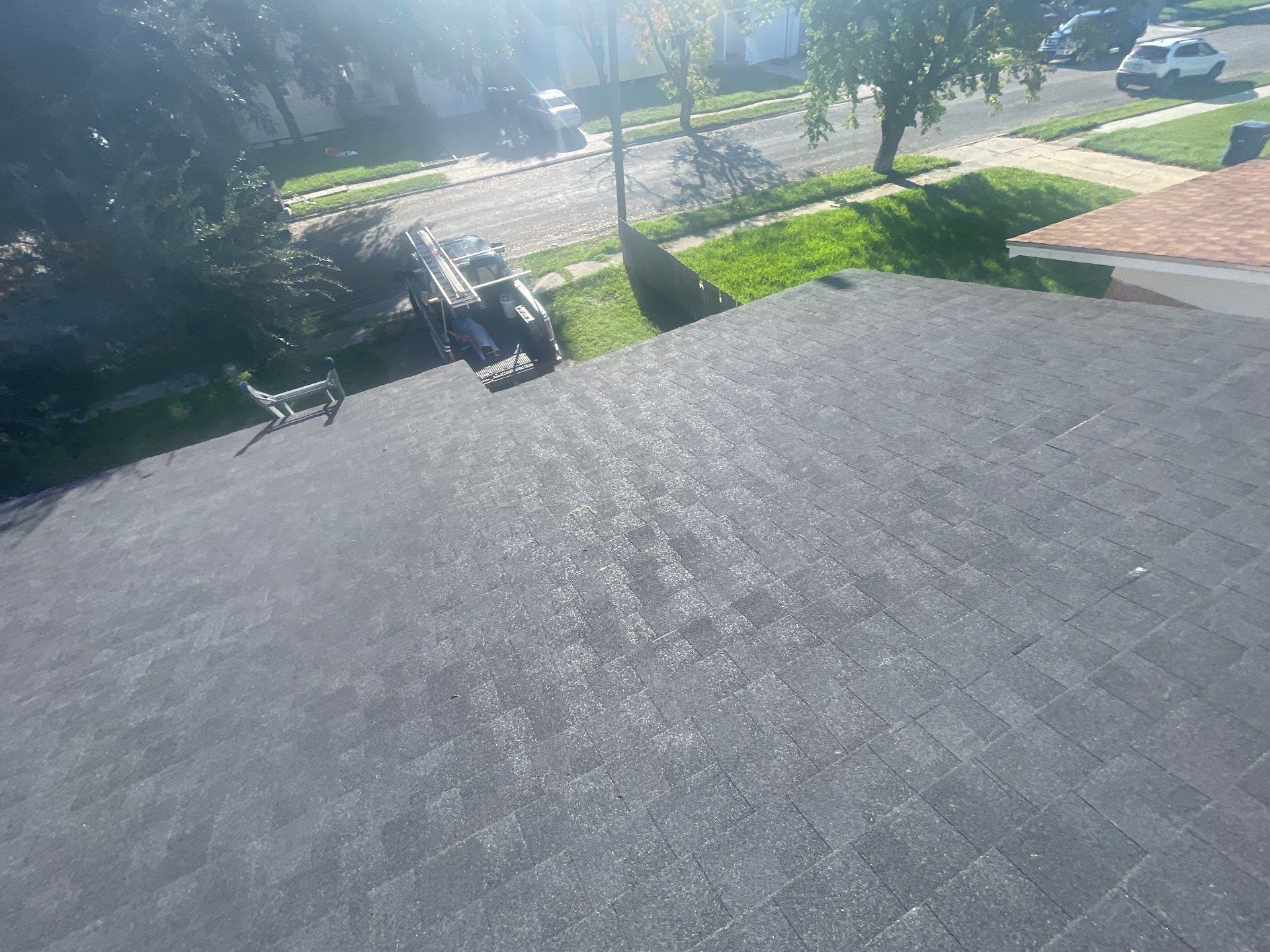 Residential Roofing Installation using GAF HDZ Charcoal by Lighthouse Roofing