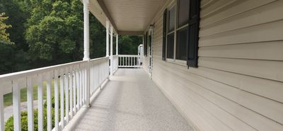 Front Porch Makeover Using Creekbed Flake!