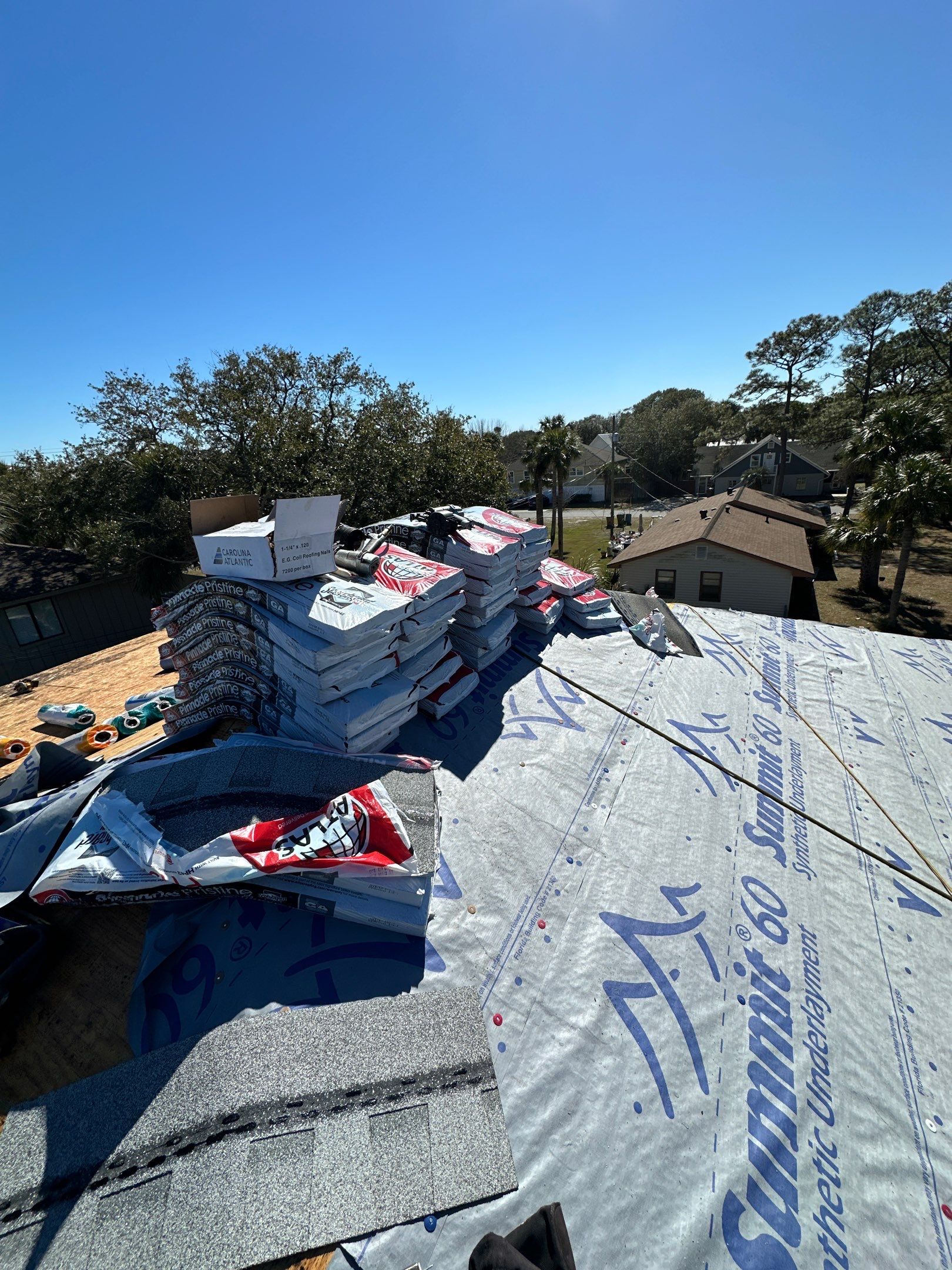Roof Replacement using Atlas Pinnacle Pristine - Oyster Shell by Rainstoppers Roofing