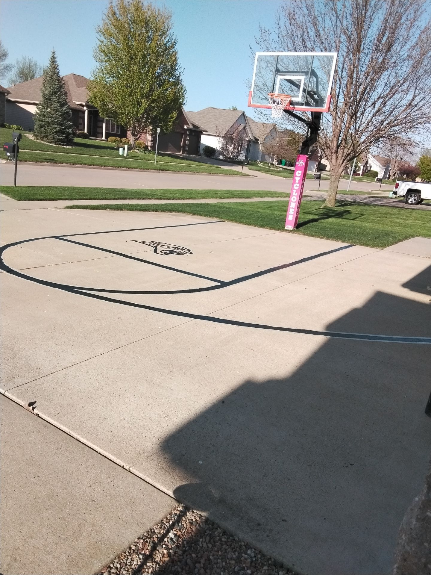 Power Wash, Touch Up Paint & seal concrete basketball court  by Midwest Paint LLC