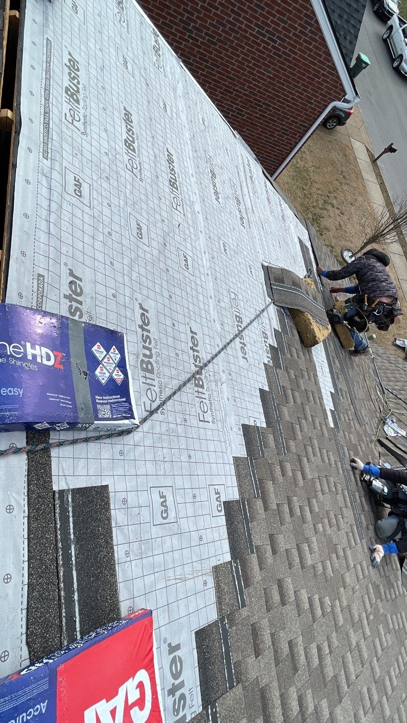 Residential Roofing Installation using GAF HDZ Roofing System  by Undersun Roofing 