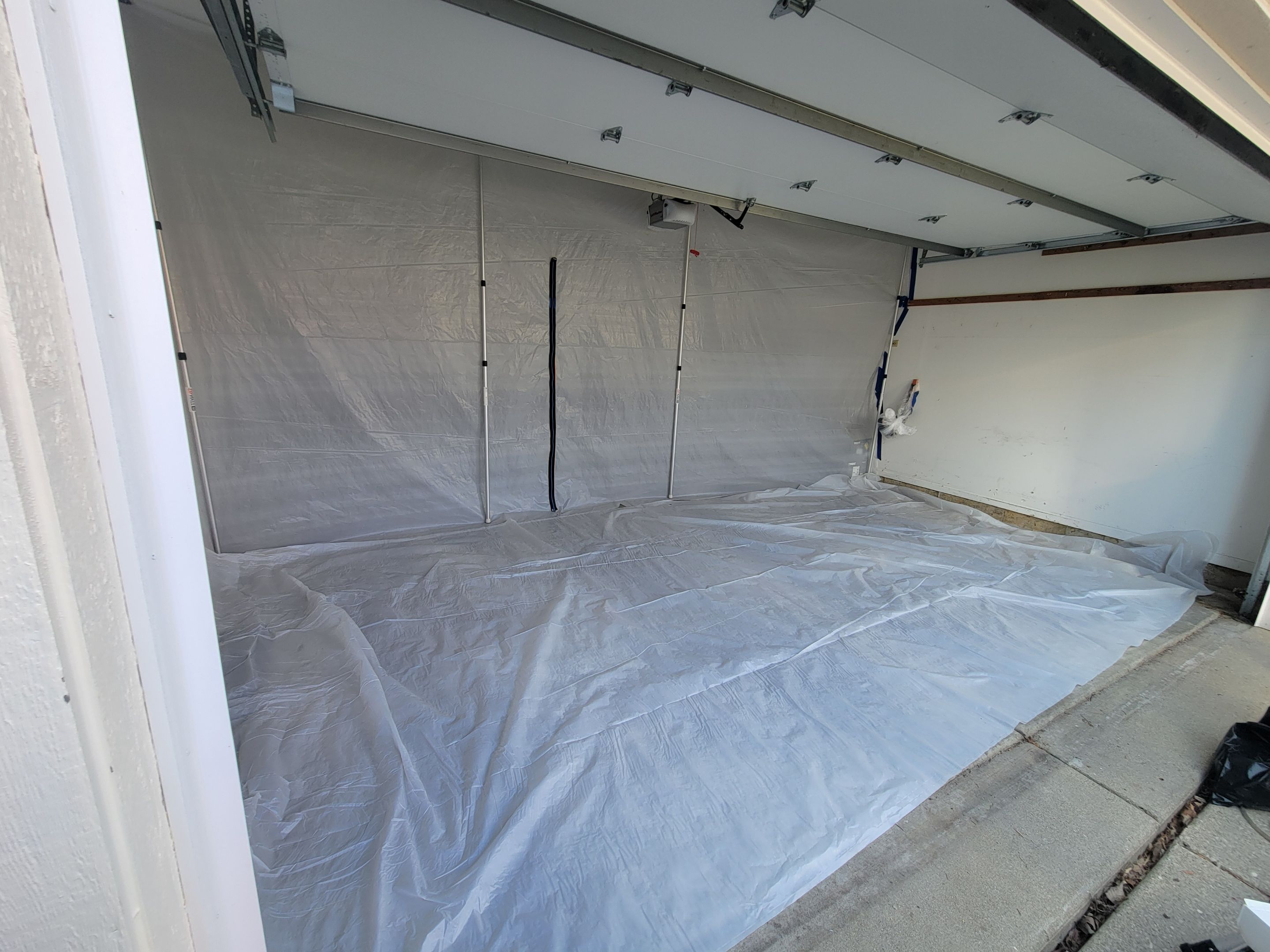 Garage Ceiling Water Damage/Mold Remediation by Chicagoland Water Medics