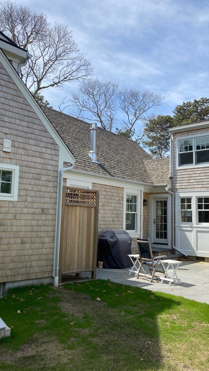 Gutter Installation using 6" Half Round Galvalume Gutter by Gutter Pro Enterprises