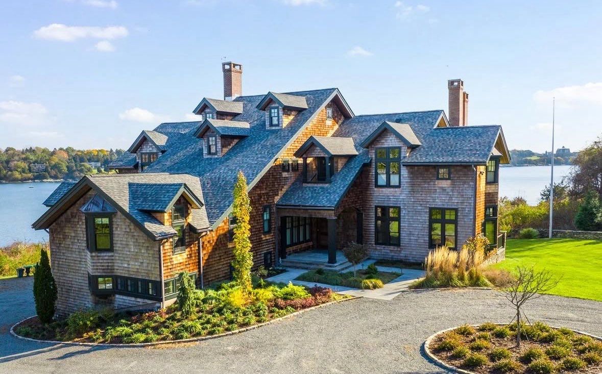 Waterfront Roof Replacement - Mackerel Cove, Jamestown, RI  by Rinaldi Brothers