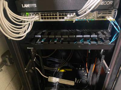 Structured cabling installation by CimaSolutions