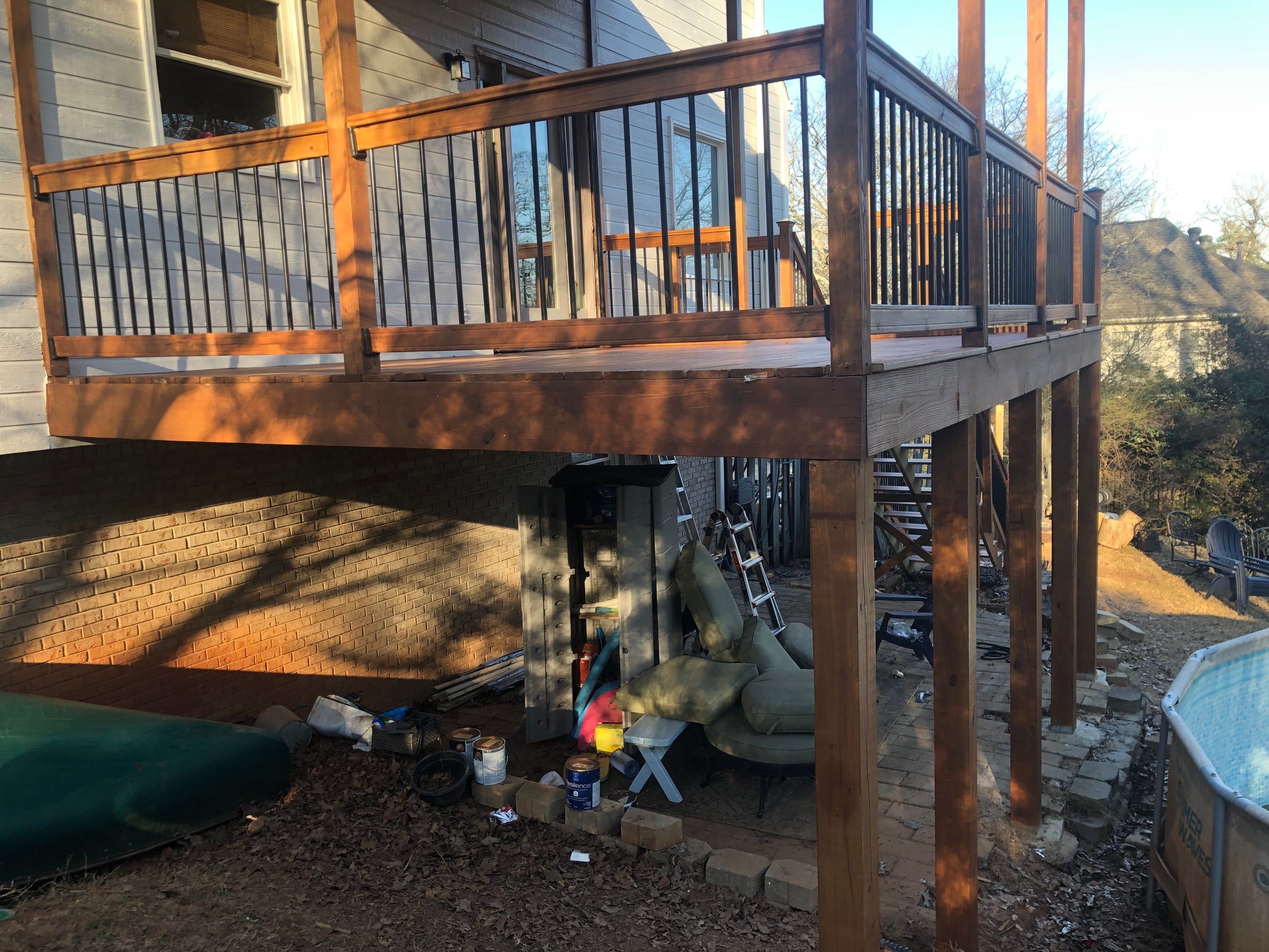 Balmoral Estates Screened Deck  by Pillar and Pine