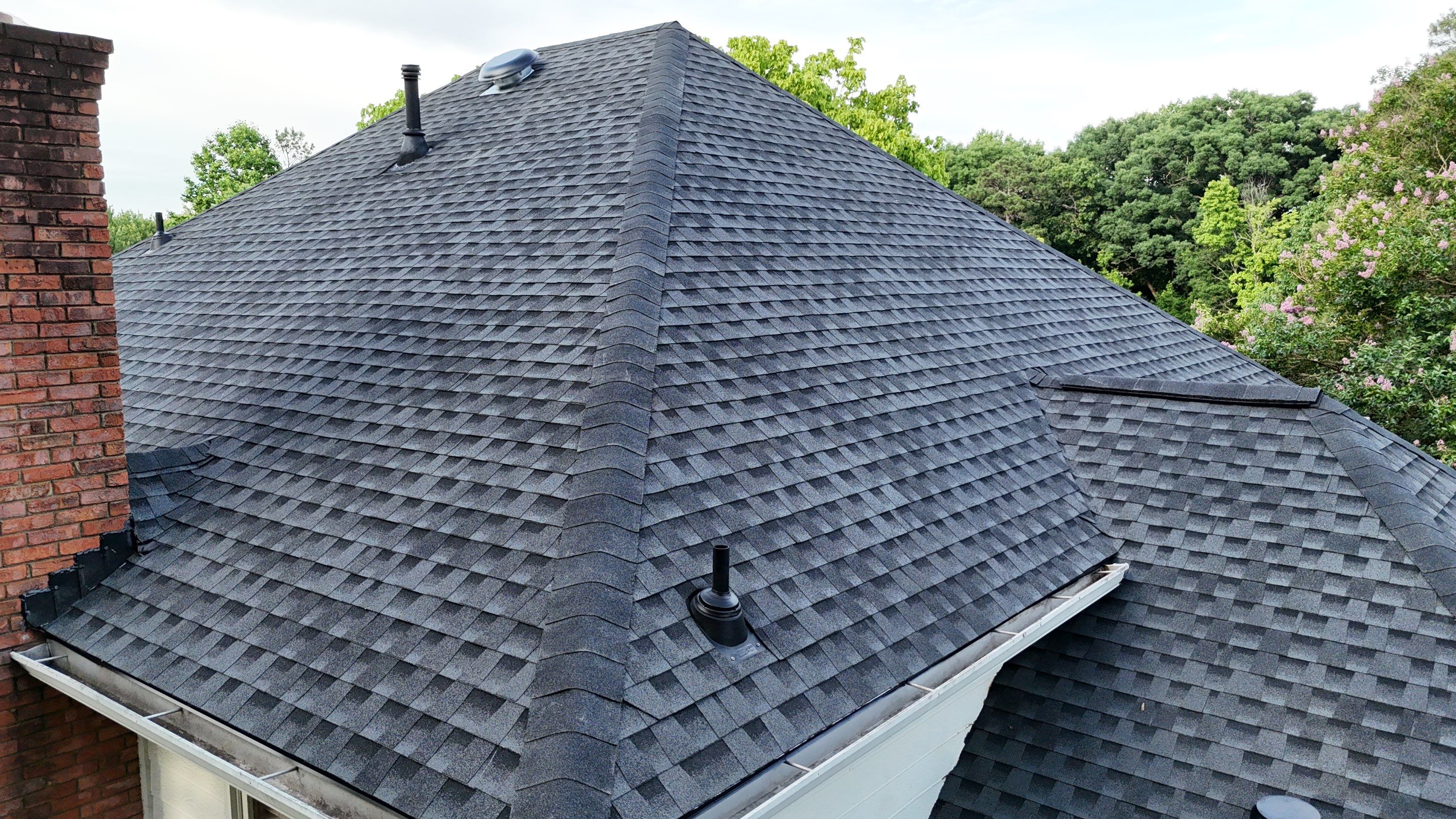 Roswell, GA Roof Replacement, GAF Timberline HDZ Charcoal Black by Reset Roofing
