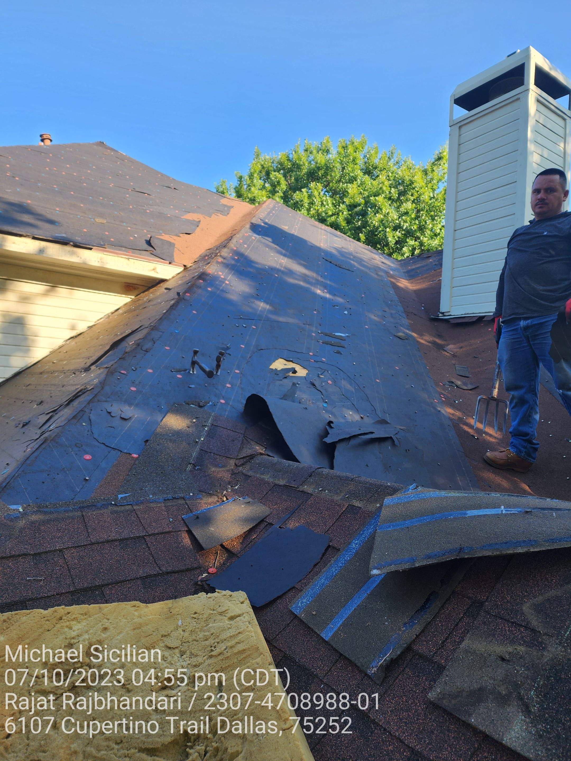 Project in Dallas by Zeus Exteriors