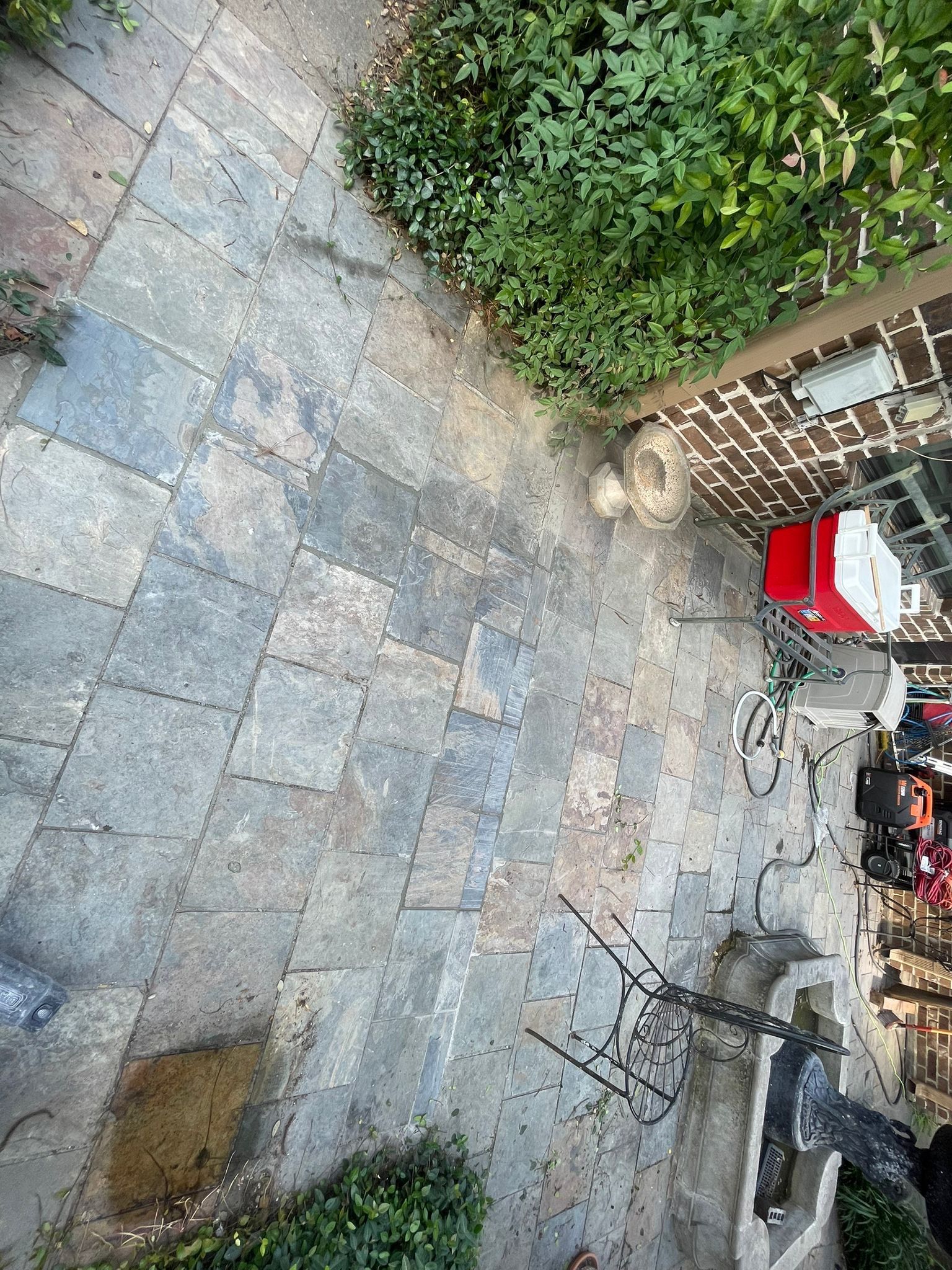 🌿 Project Spotlight: Patio Stone Repair for Linda Pradier by Texas Urban Elements