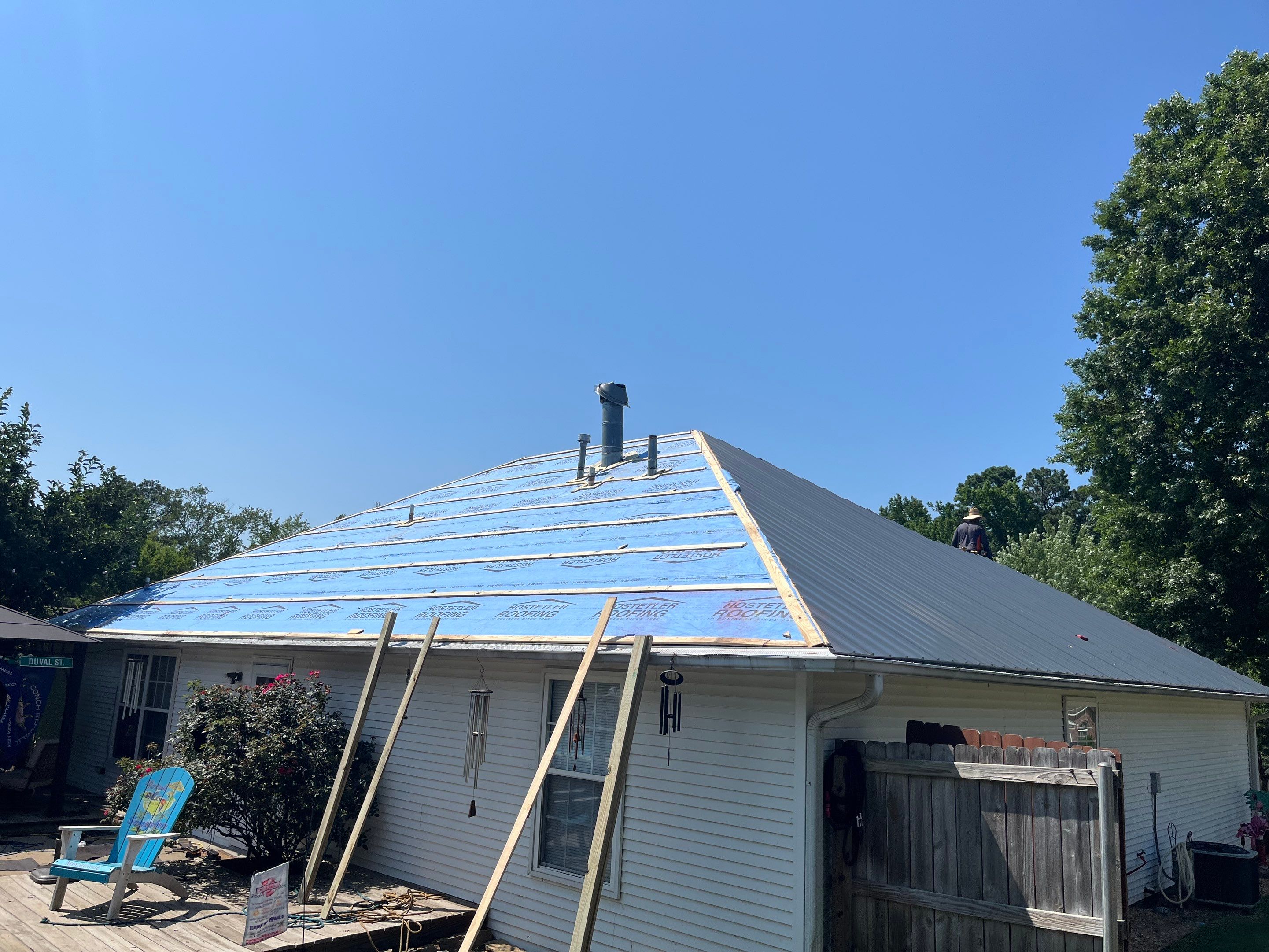 Metal Roof Replacement: 26 GA. Residential Metal Panels by Hostetler Roofing