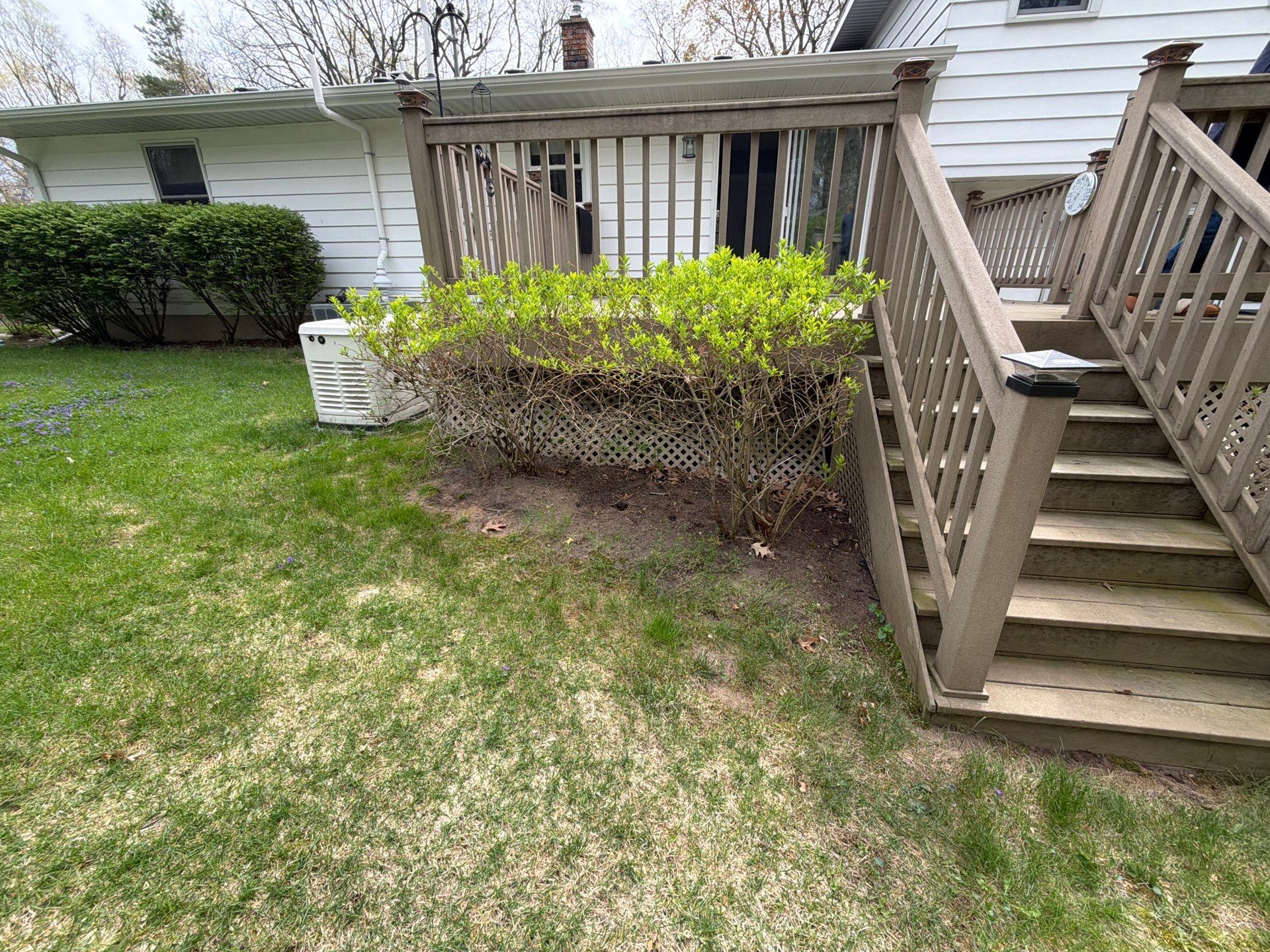 Deck and French Door Installation in Rockford by Cutting Edge Homes