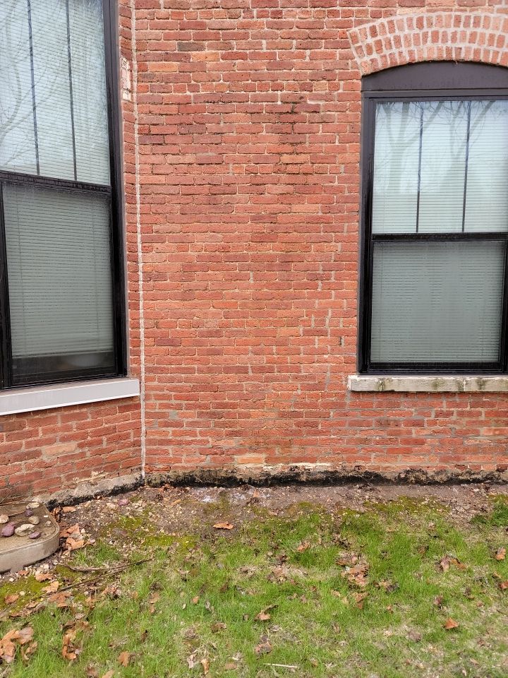 Graffiti removal  using Graffiti remover by Northern Power Washing LLC.