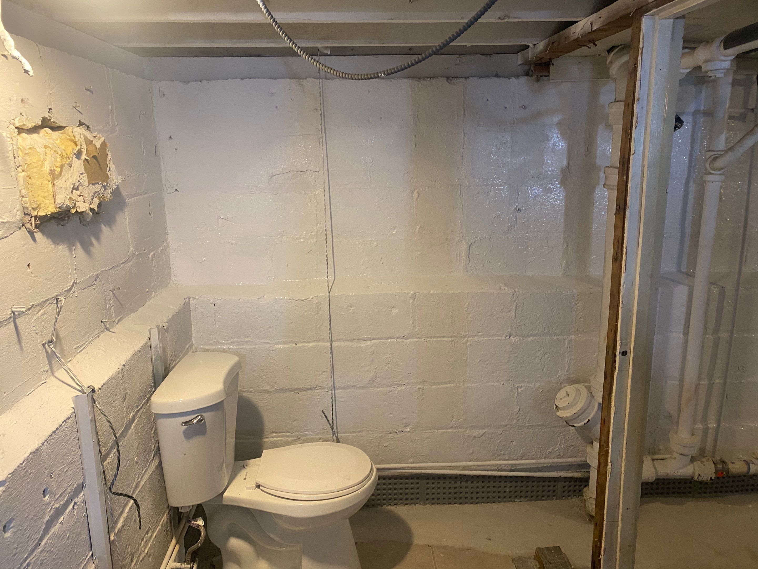 Interior French Drain Job in Bloomfield, NJ by Pure Service Pro, LLC 