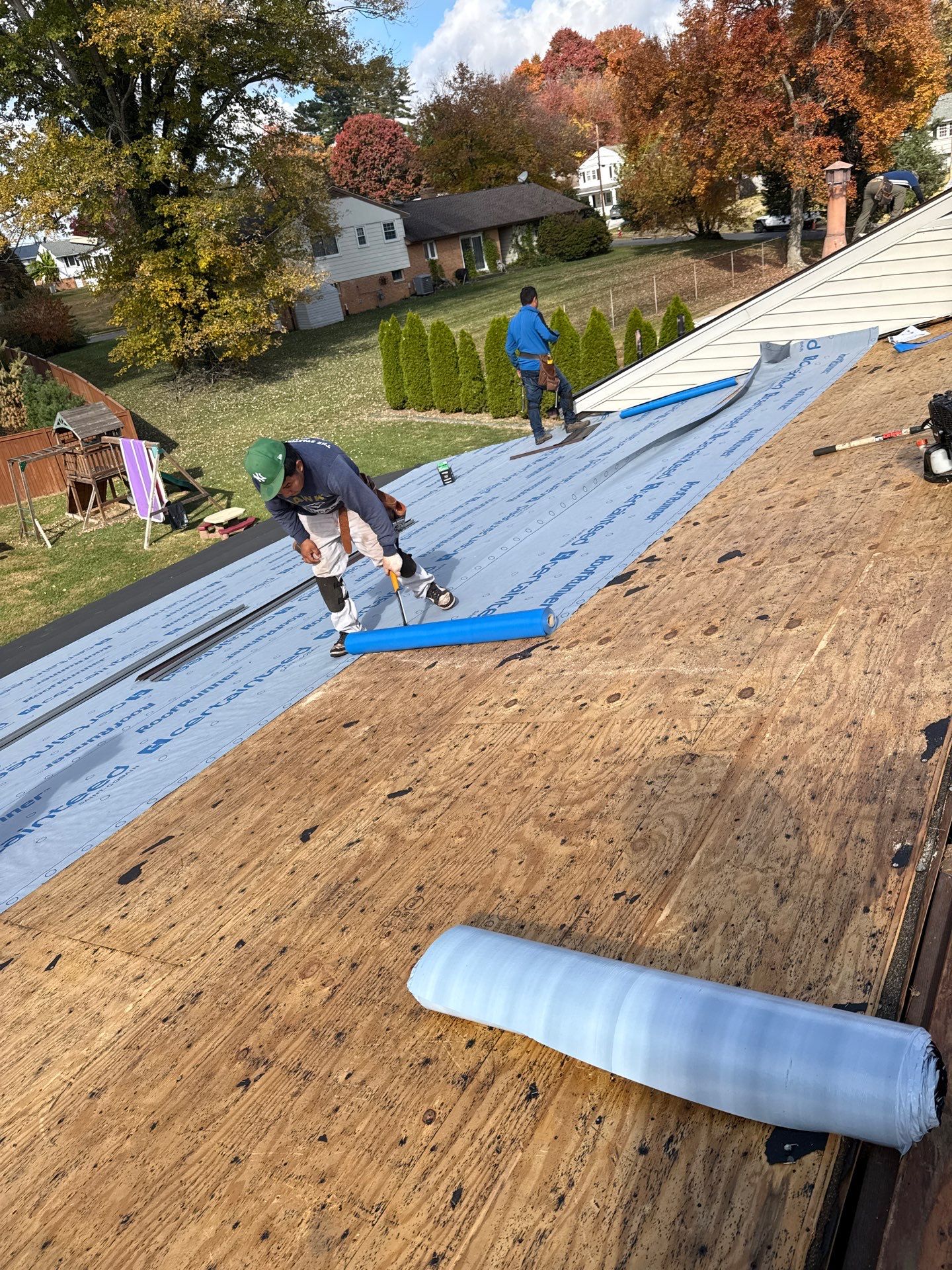 Faifax : Residential Roof Replacement with CertainTeed Landmark Pro in Max Def Coastal Blue  by RM Banning, Inc.