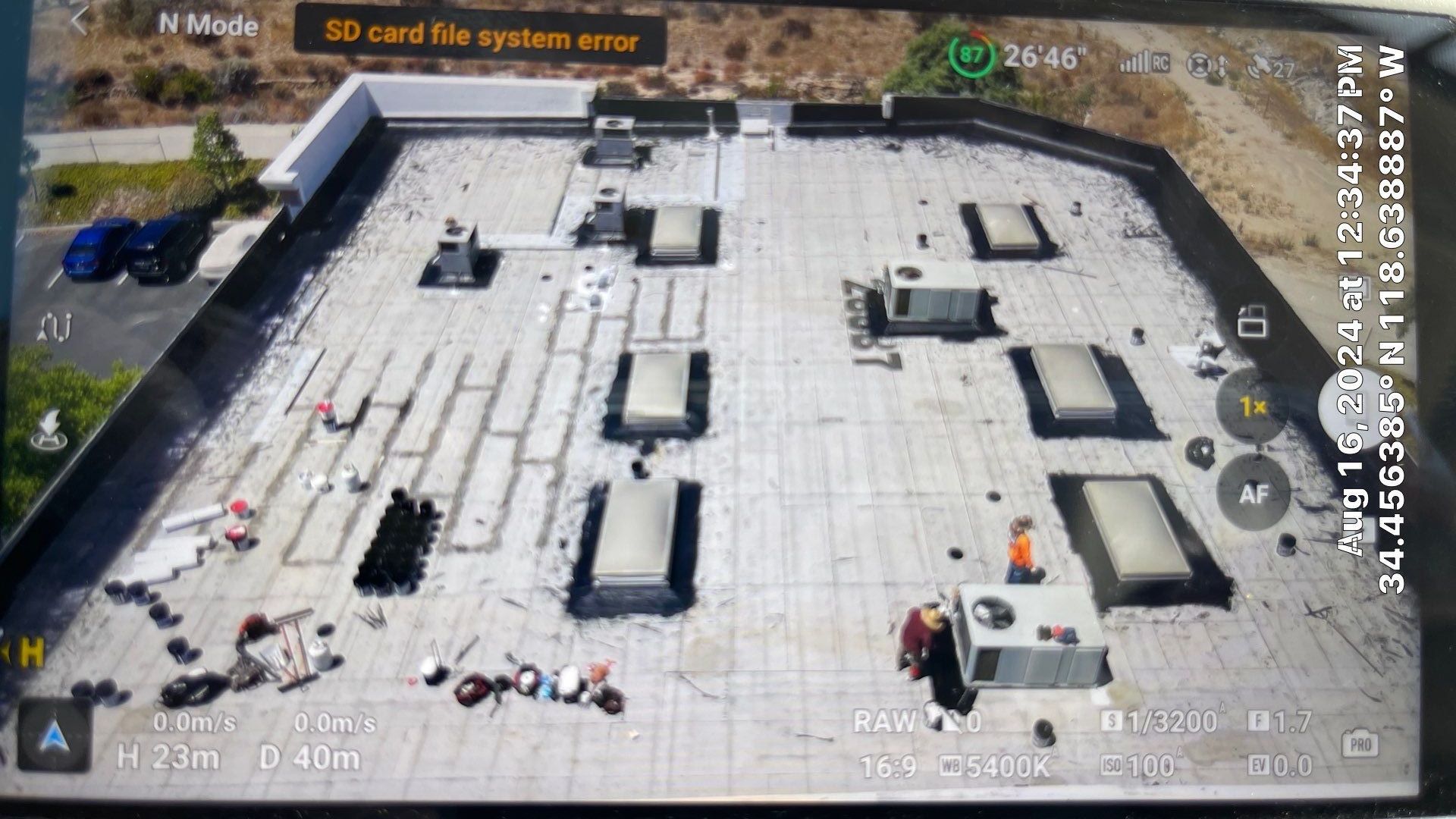 Project in Valencia by Shark Commercial Roofing Systems