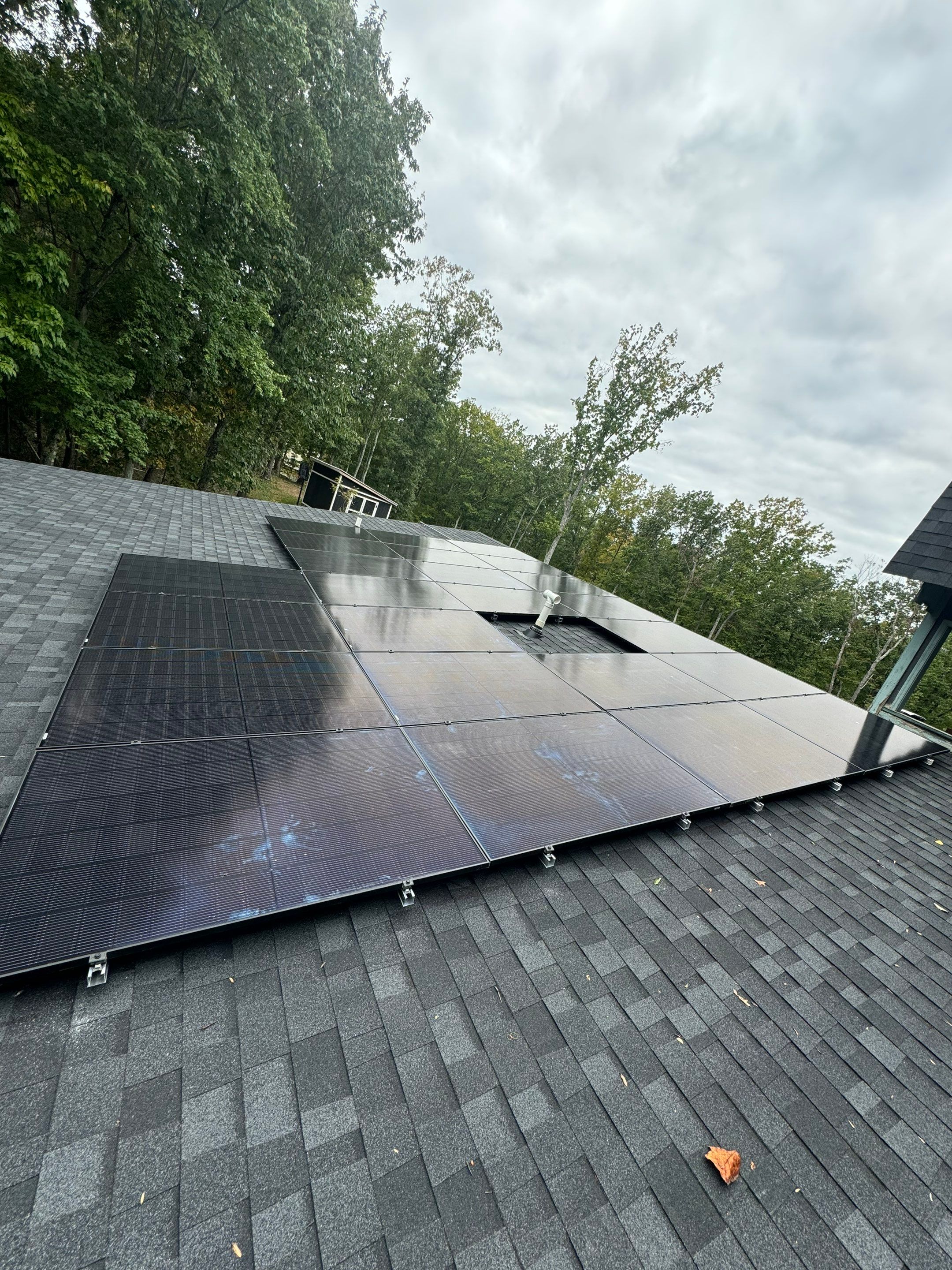 Project in Rustburg by Trident Solar