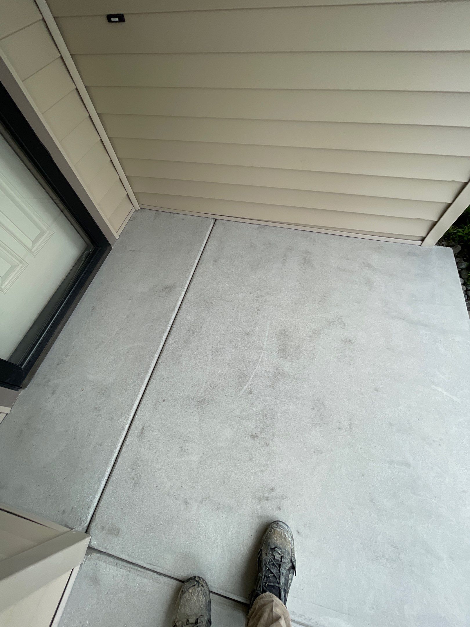 Garage Transformation using Pebble Beach and Front Porch using Greystone by Croc Coatings, LLC