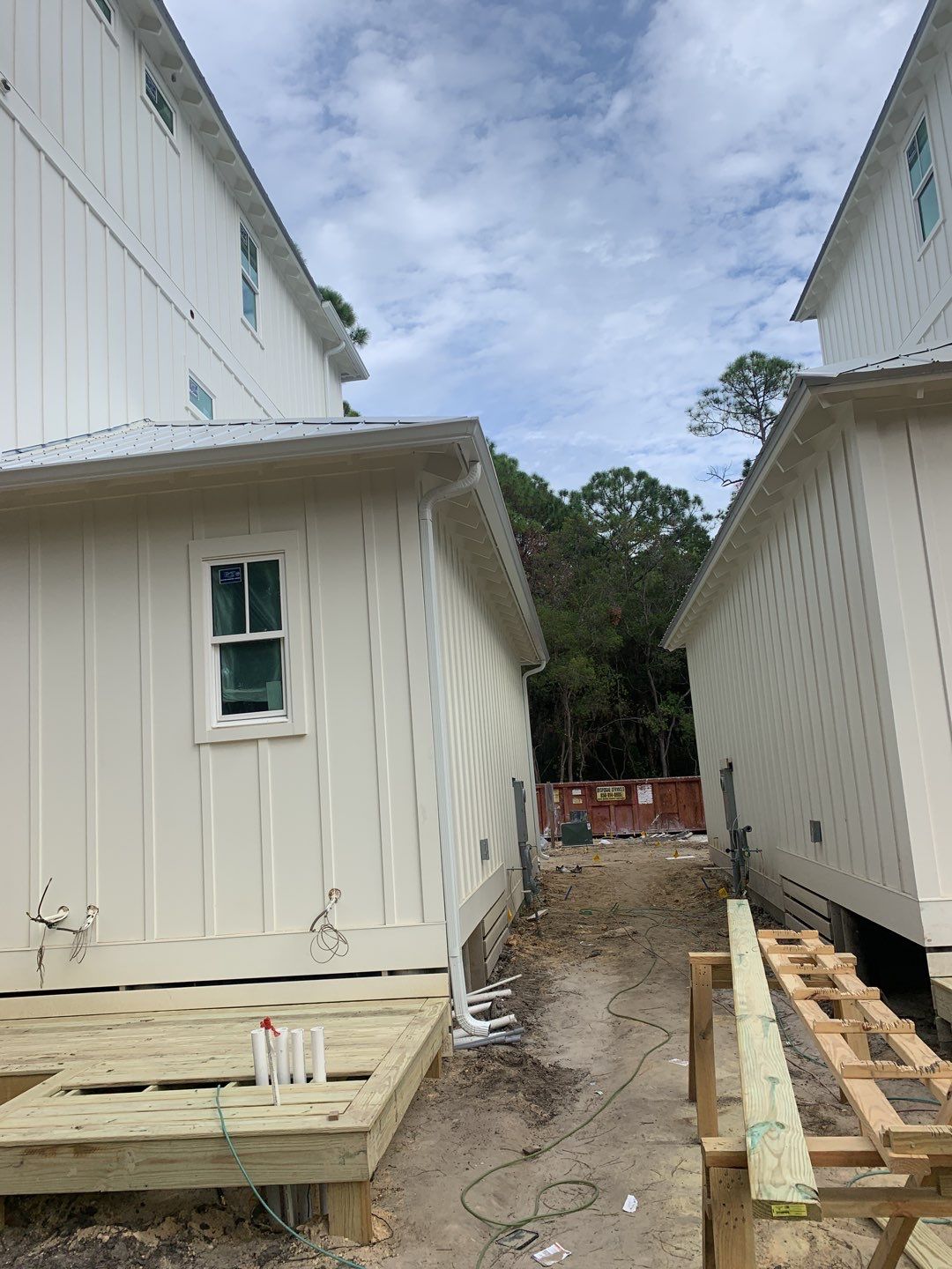 Seamless Aluminum Gutter Installation using 6 Inch Seamless Gutters in Santa Rosa Beach, FL by Gutter Professors