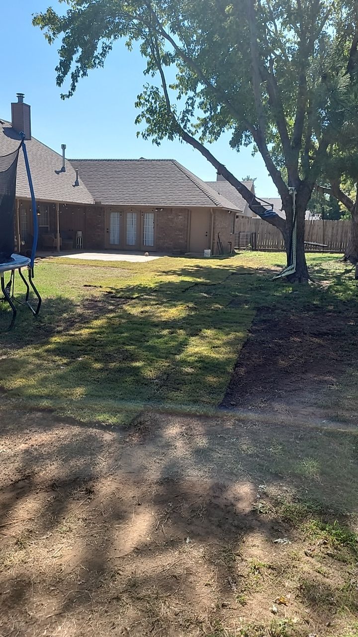 Tree removal , Concrete, Pergola, and sod install  by Clays Services Inc