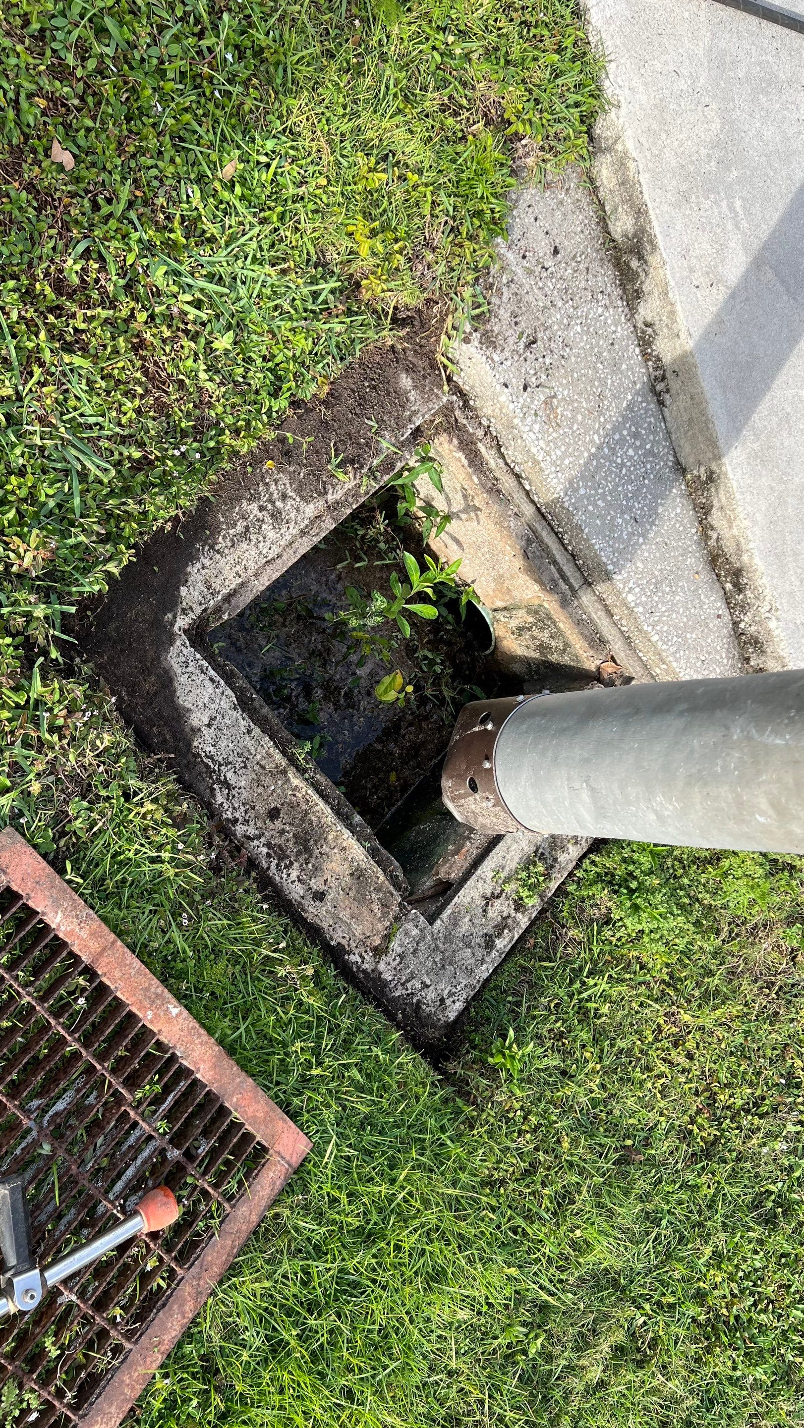 Naples Private Airport Community Catch Basin Cleaning by APS Power & Water