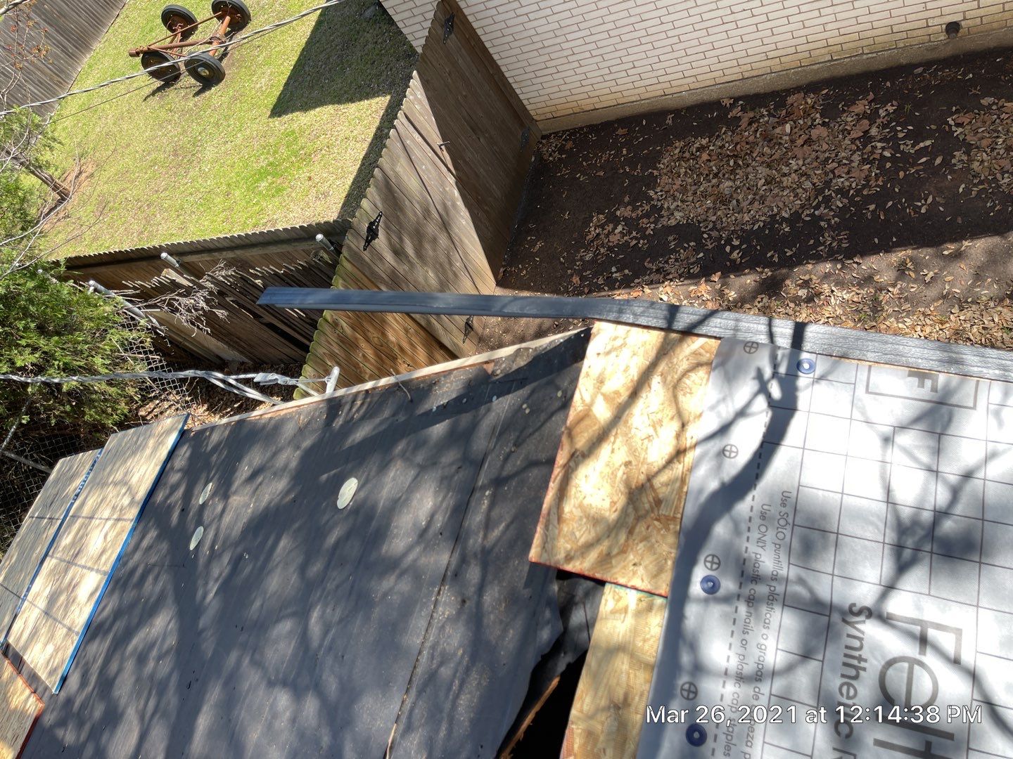 Historical Home needed a full decking and new roof by First United Roofing & Construction
