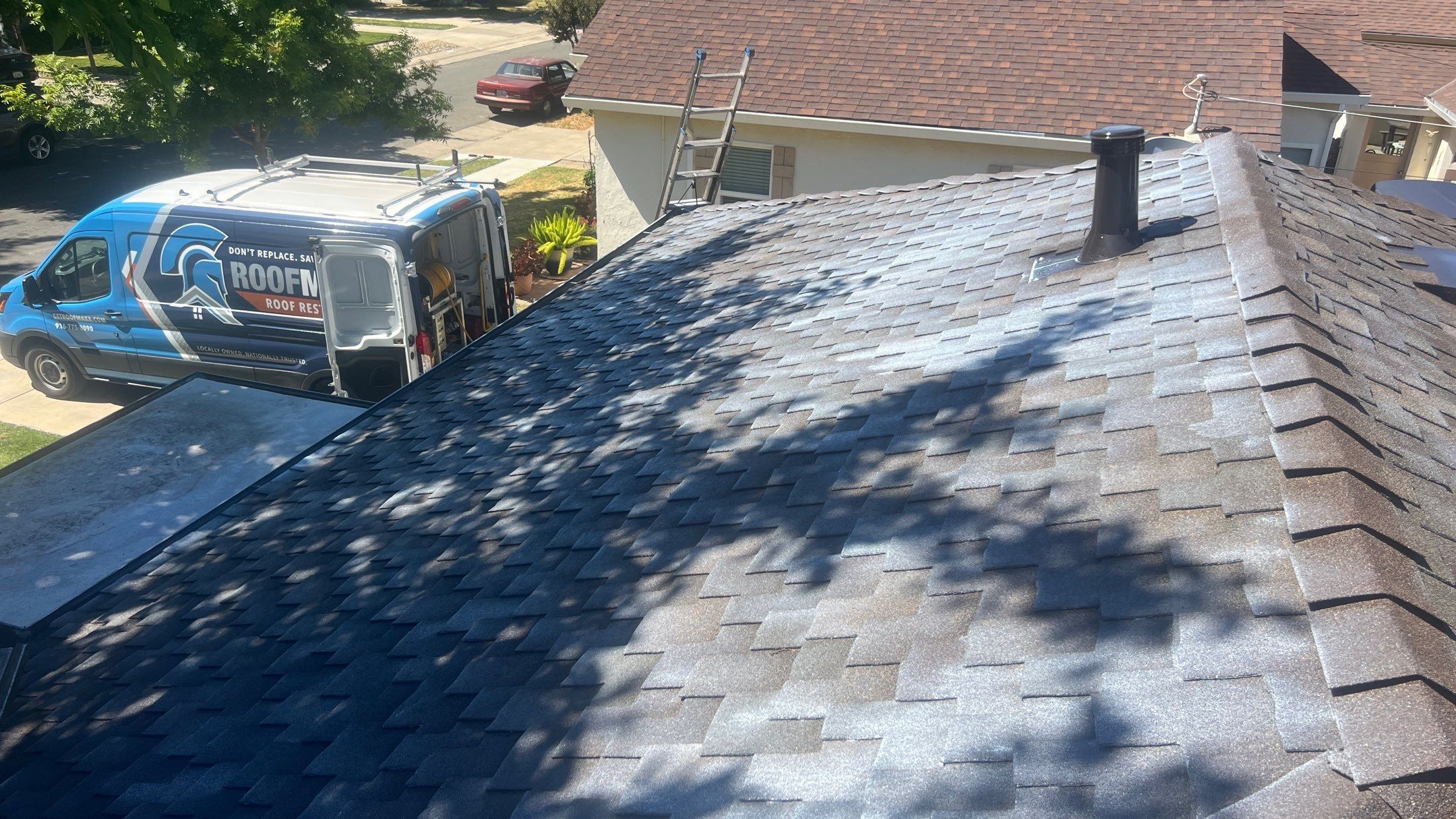 Roof Rejuvenation using Roof Maxx Treatment by Roof Maxx of Folsom