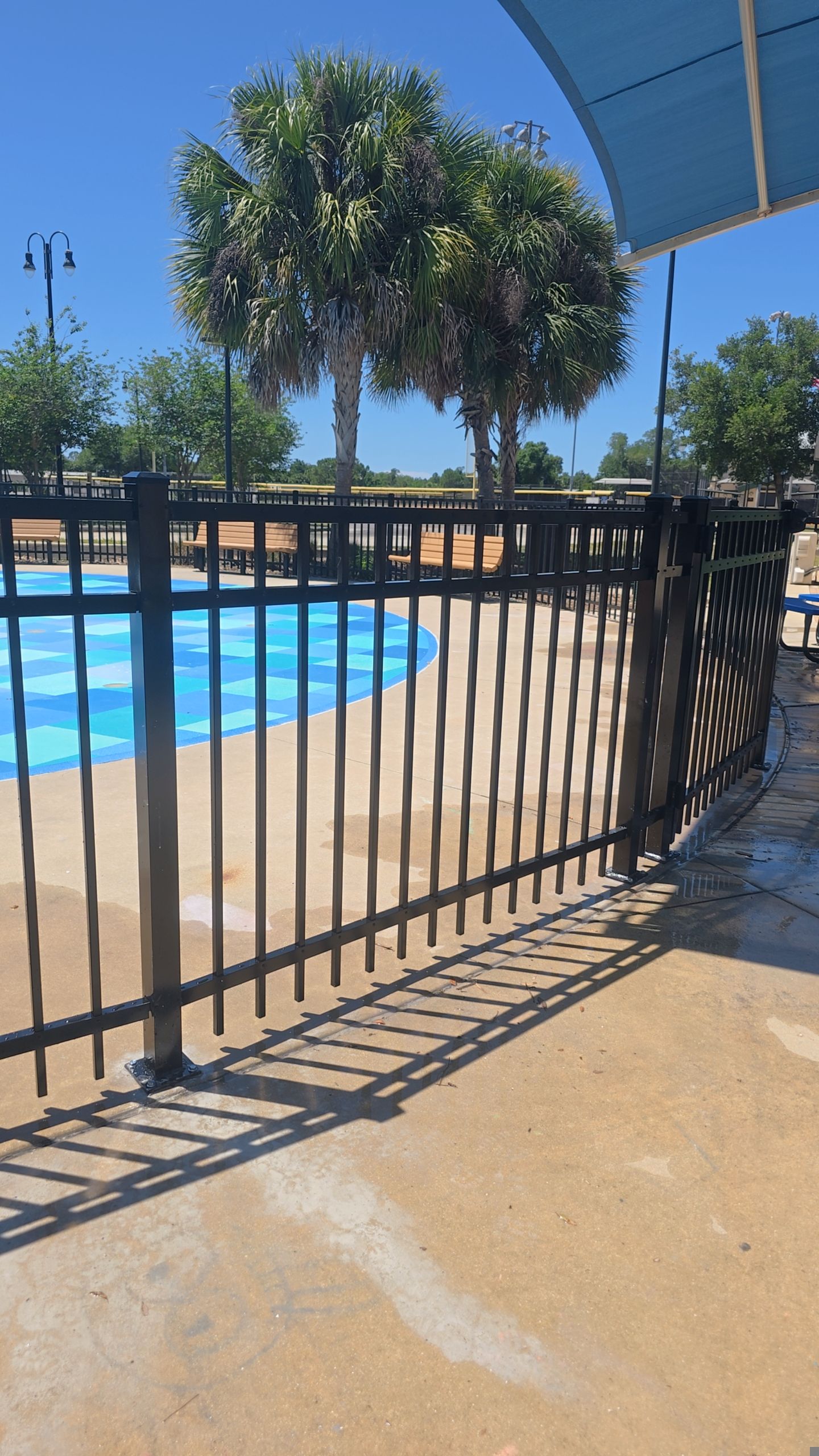 Atwater Splashpad for the City of North Port by True Fence LLC