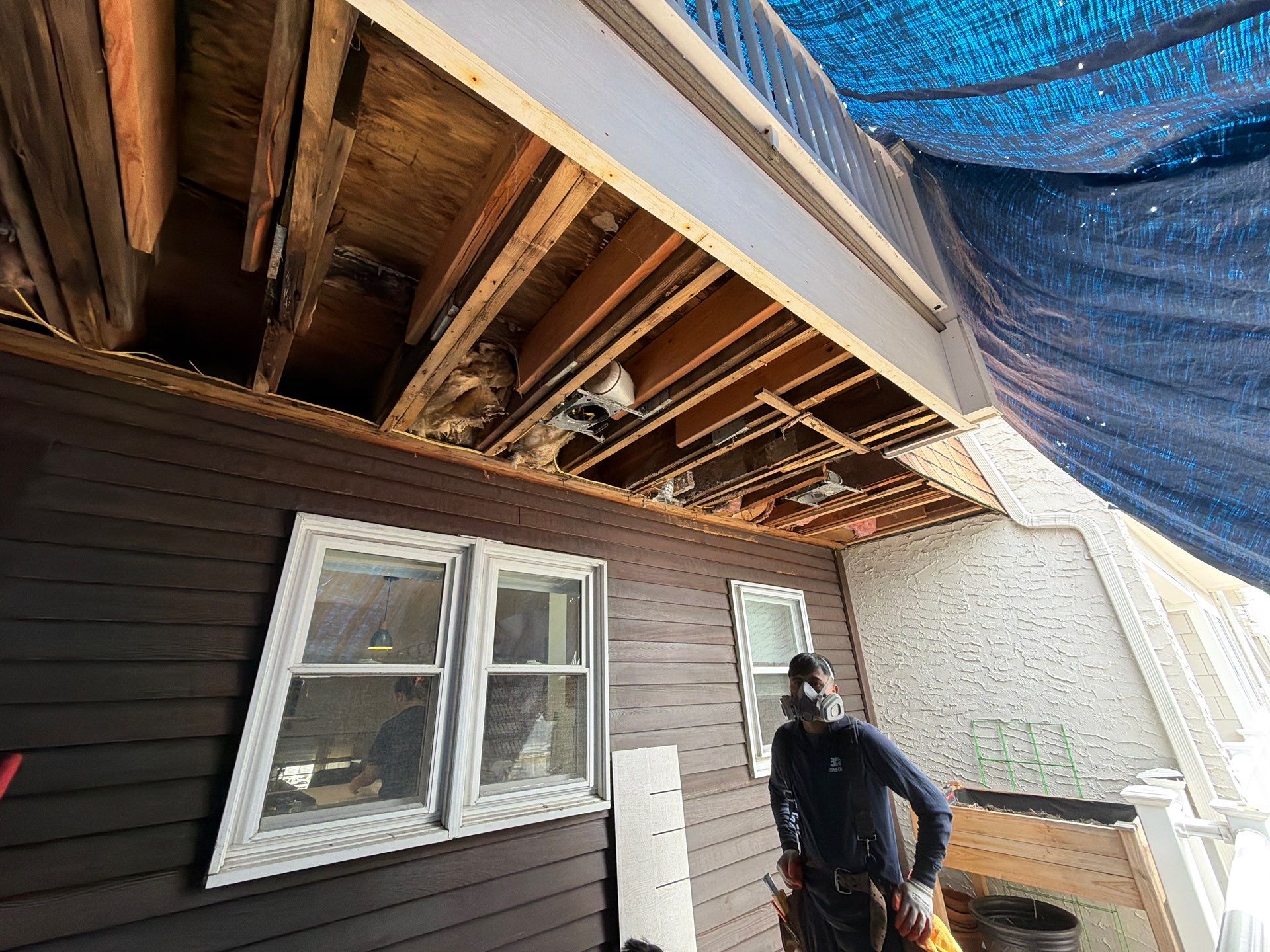 Multi-Level Balcony Reconstruction and Structural Wood Rot Repair in Sea Bright by REVIXPRO
