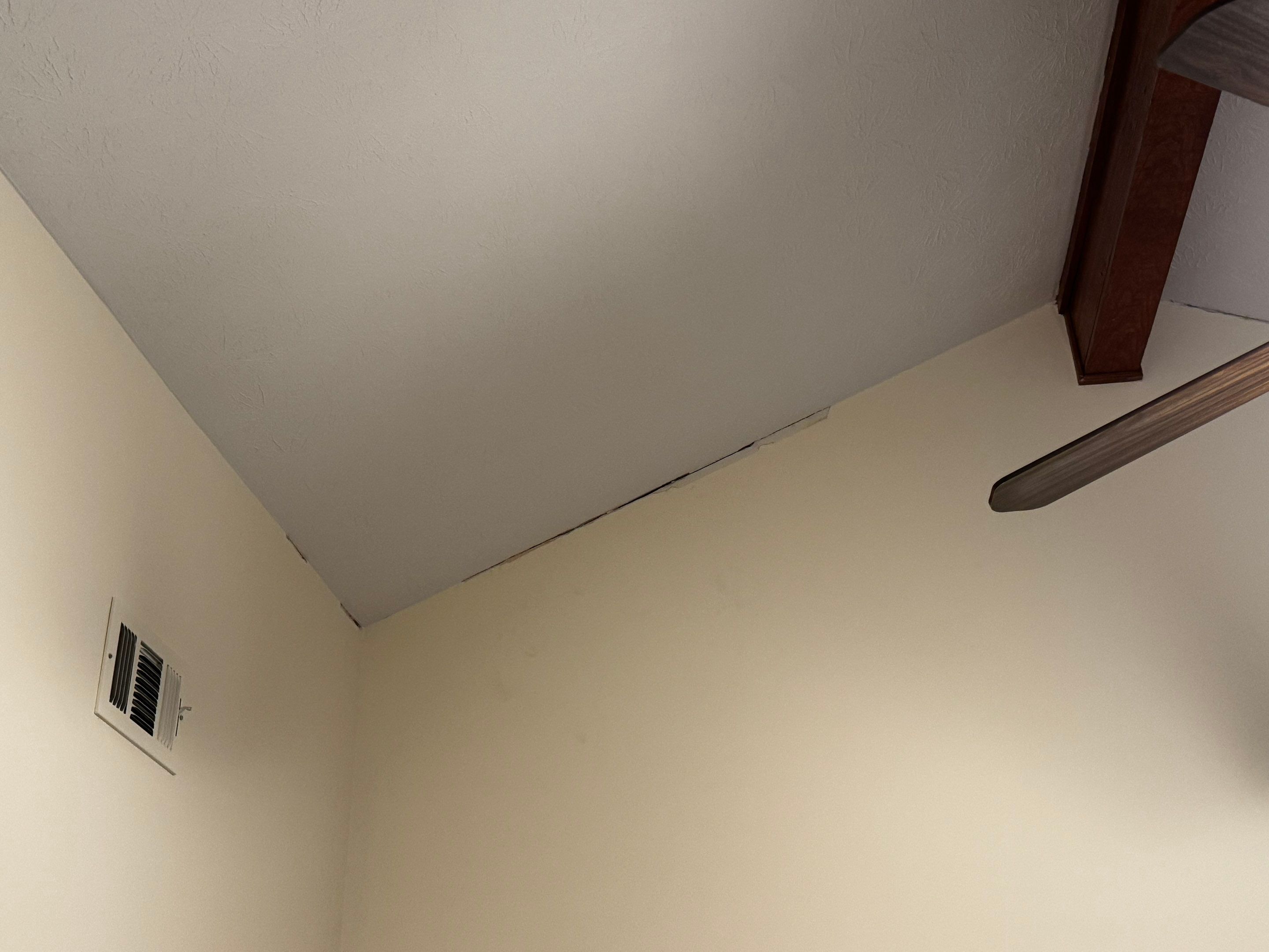 Master Bedroom Crack Repair & Repaint by PGP Surface Solutions, LLC