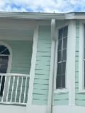 3x4 elbow Downspouts in Sanibel FL by Gutter Professors