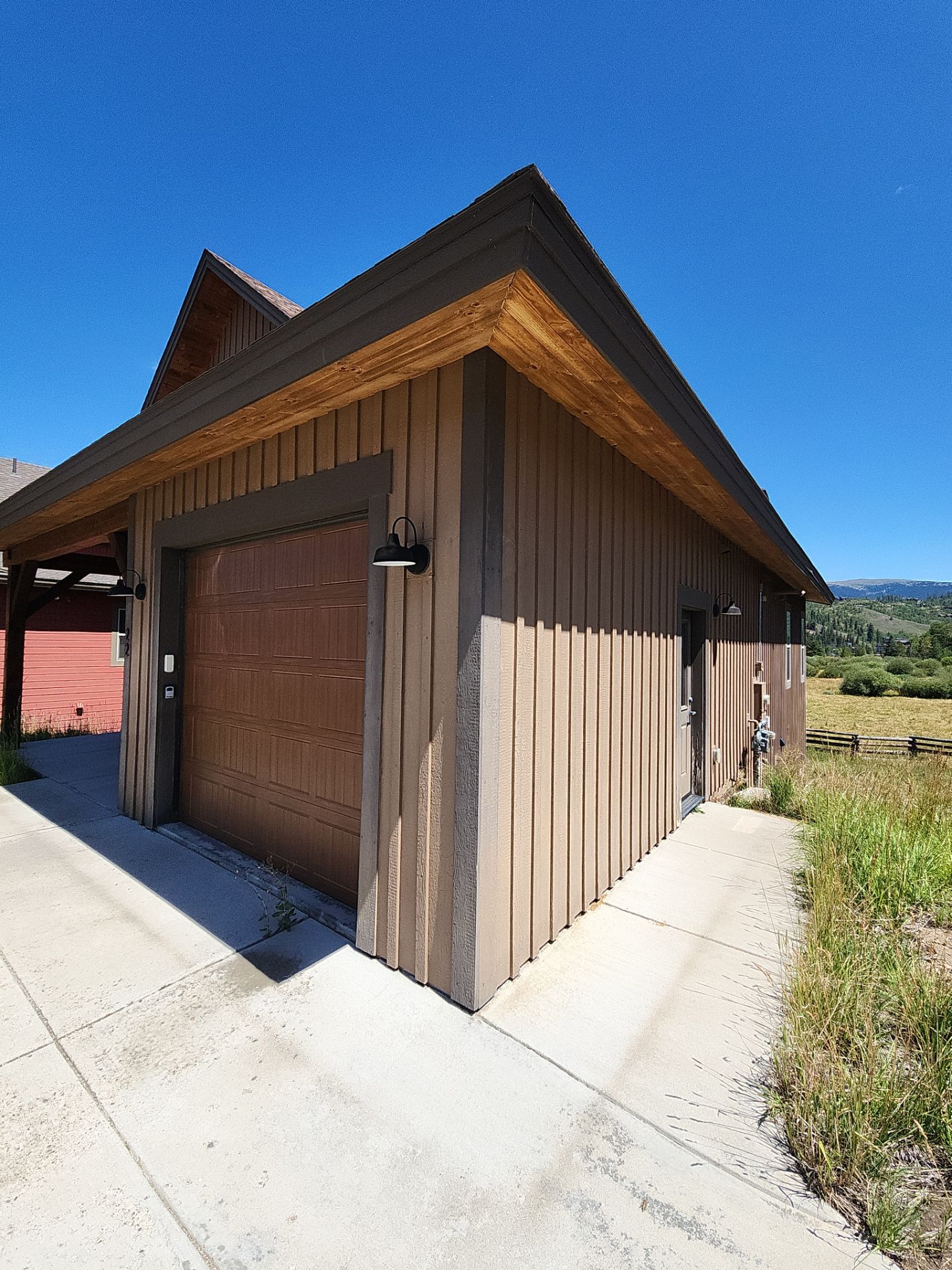 Exterior Painting Using Stain by Wheatley Creek Services