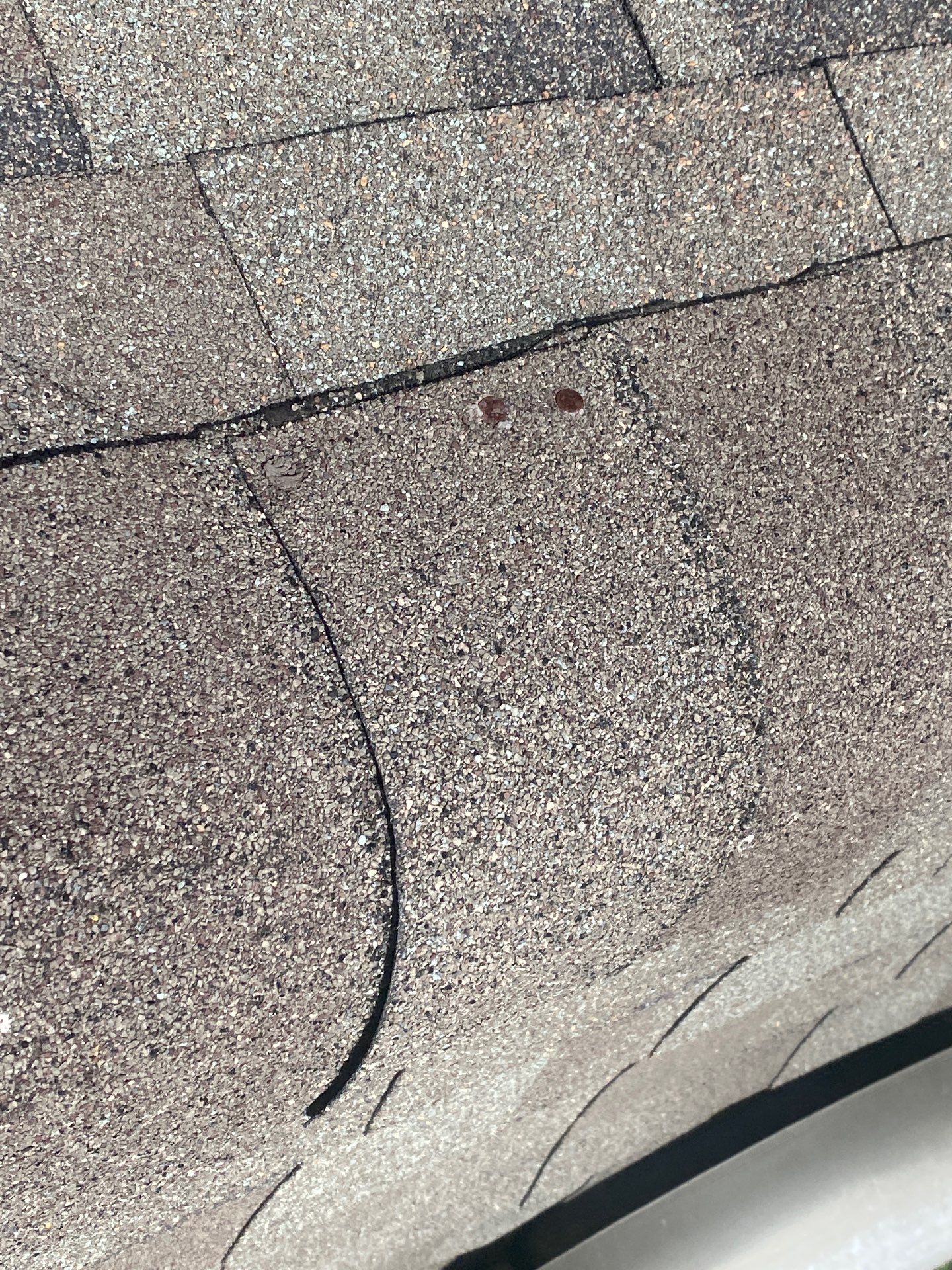 Hail Damage using Owen's Corning Duration (Lifetime) Shingles by Roof Repair Company