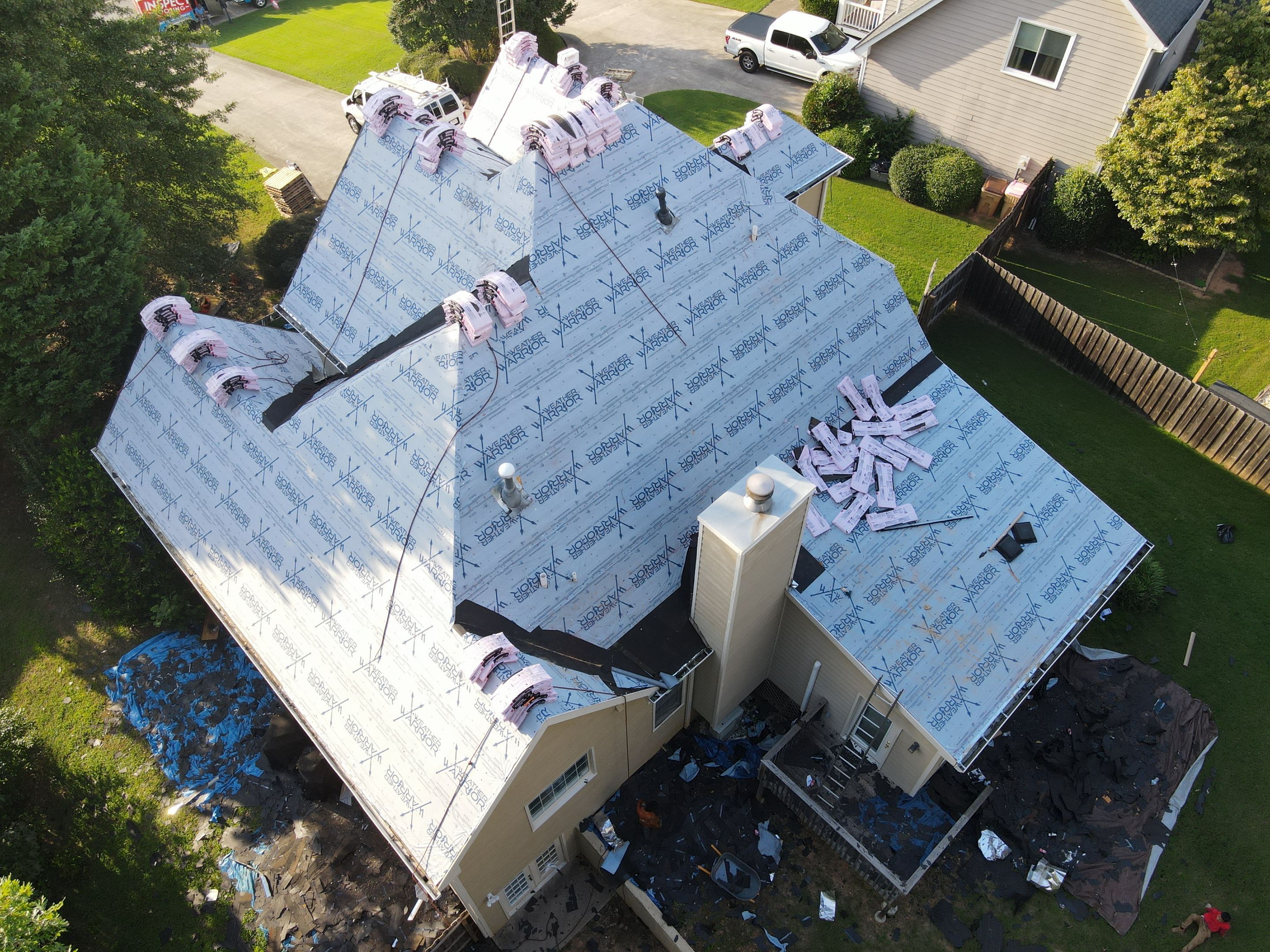 Residential Roofing Installation using Owens Corning by Inspector Roofing and Restoration