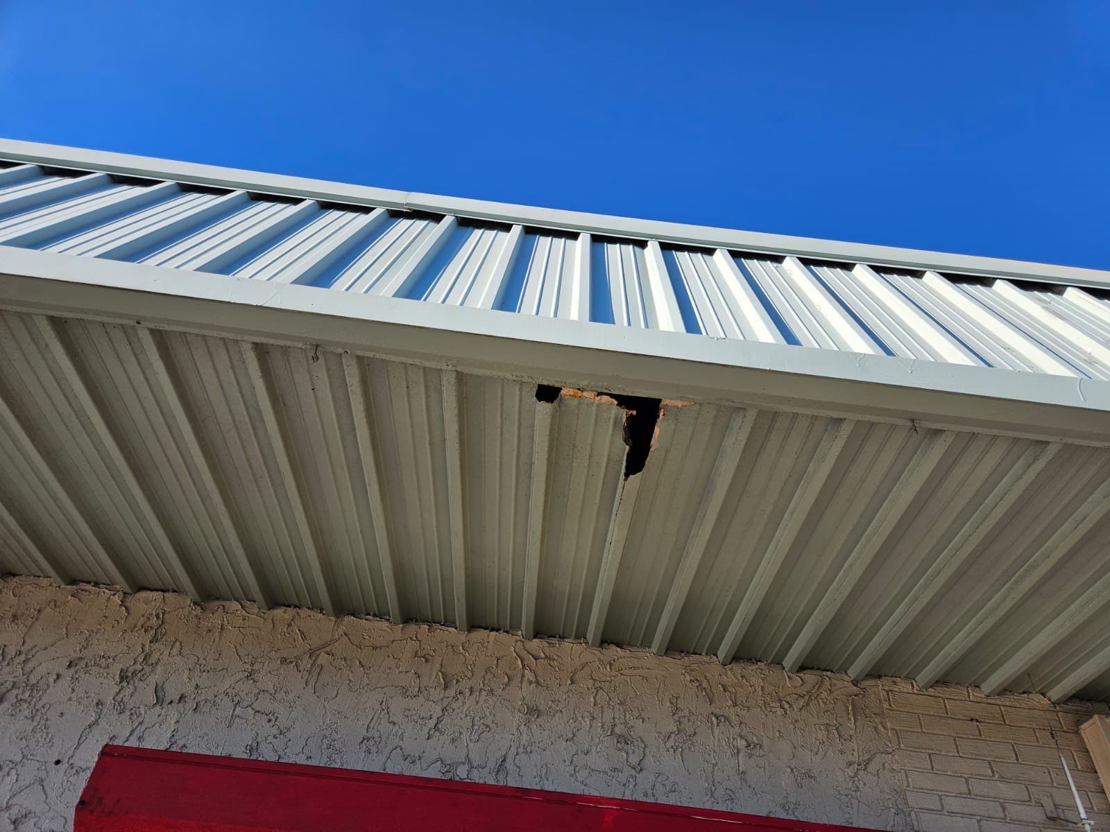Commercial Roofing Repair using TPO and Metal Decking by Four Peaks Roofing