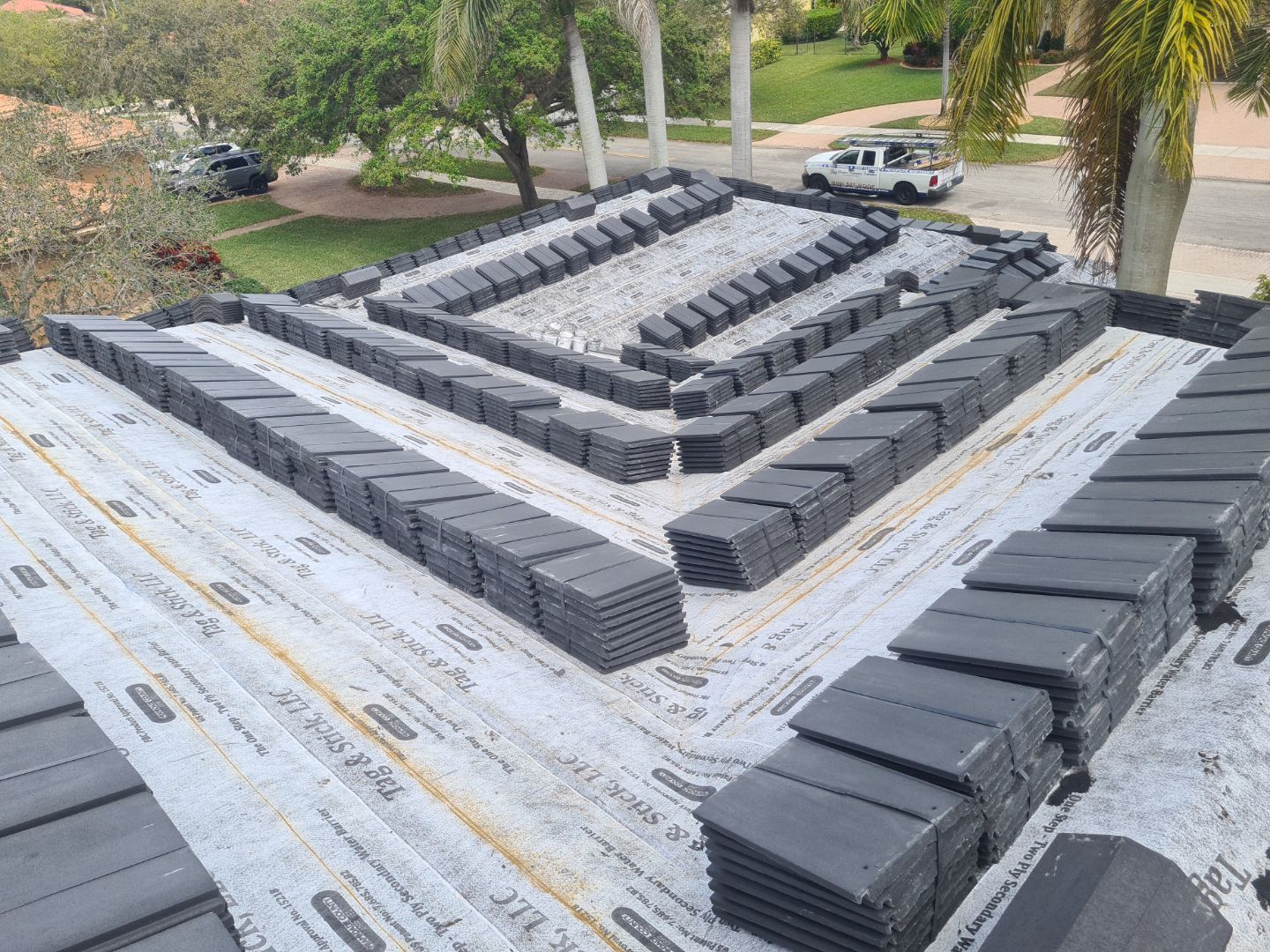 Residential Roofing Installation using Eagle Roofing Tile by BLUES BROTHERS ROOFING