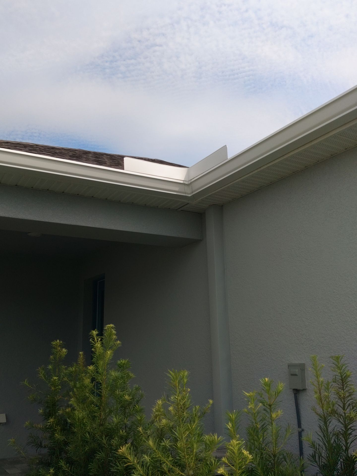 Modern K-Style Gutters Installed in Sarasota FL by Gutter Professors