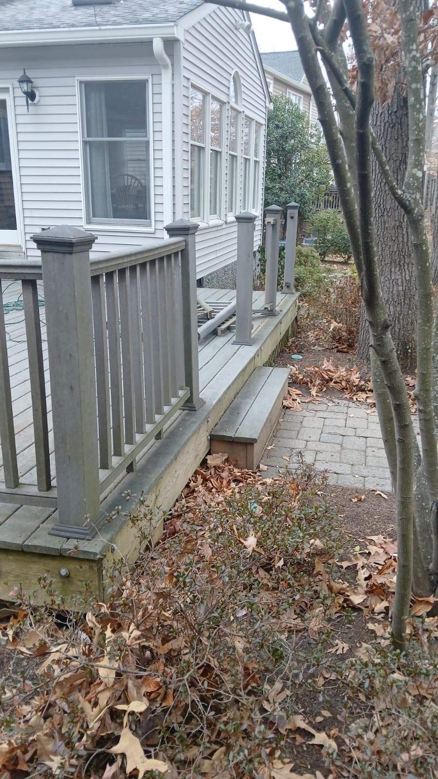 Trex Deck Resurfacing & New Railing in Sterling, VA by Sunburst Construction Inc