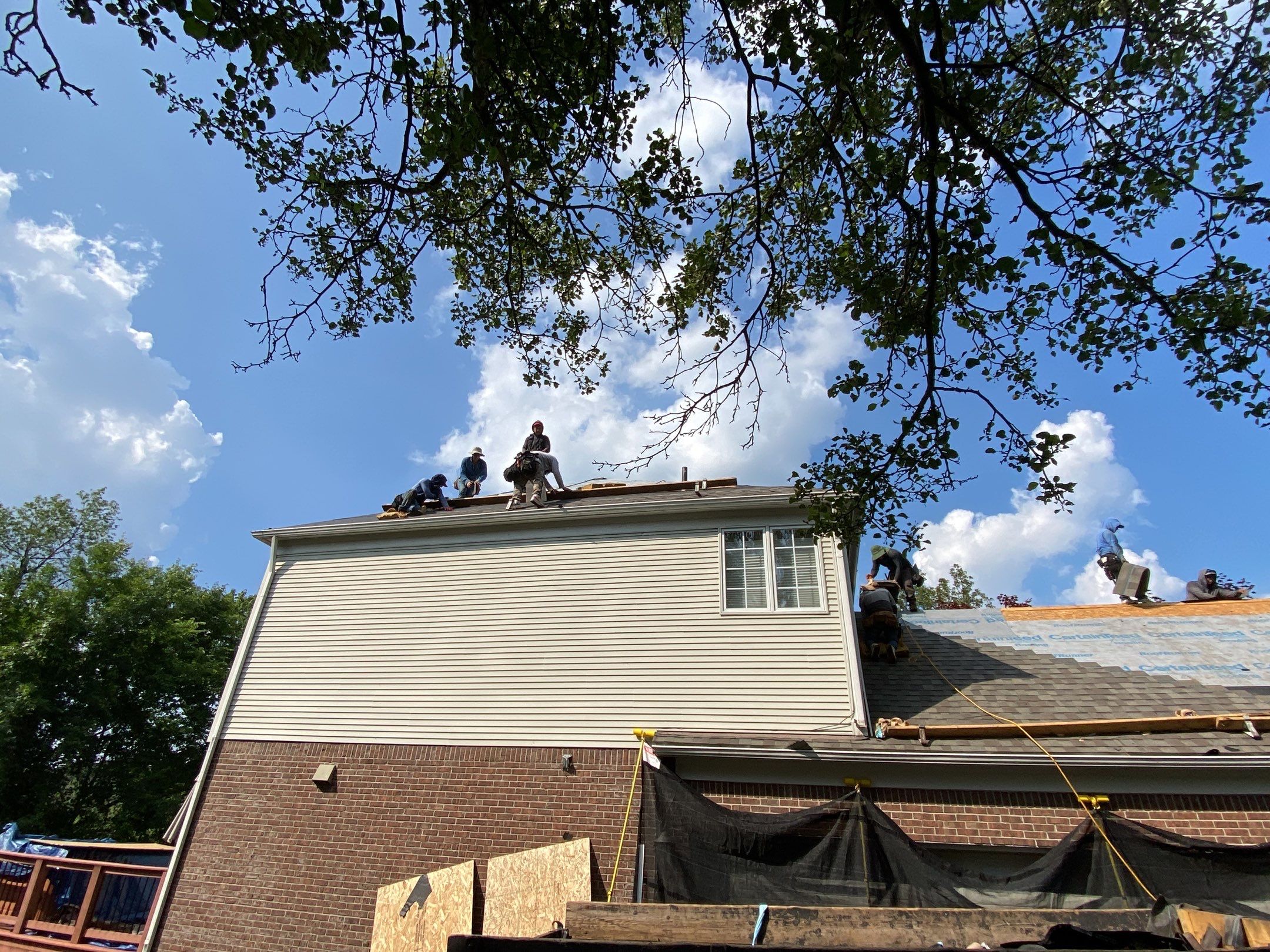 Roof Replacement using CertainTeed Landmark by 180 Contractors