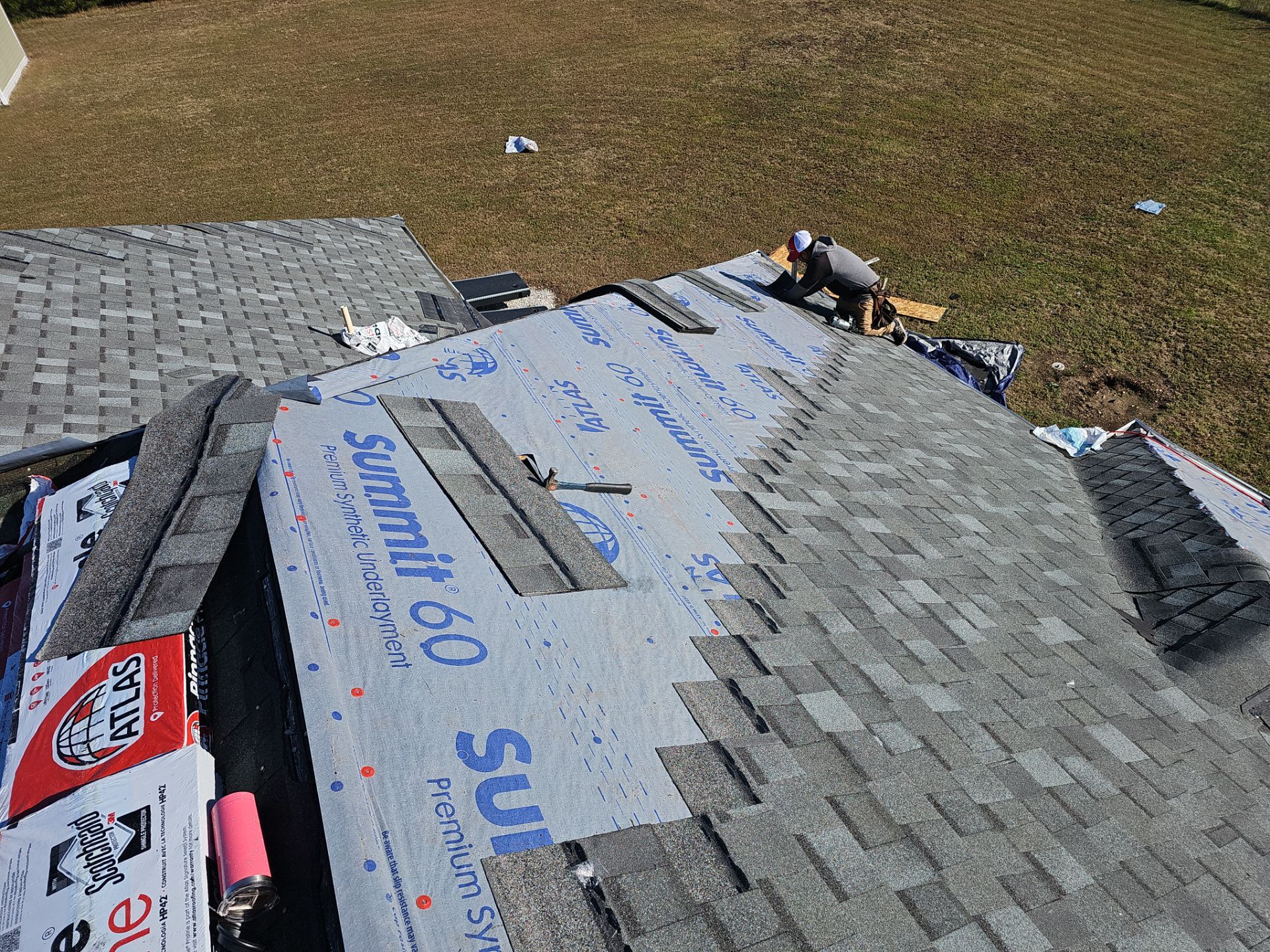 Multi Structure Residential Roofing + Gutters & Downspouts Install by Titan Commercial & Residential Roofing 