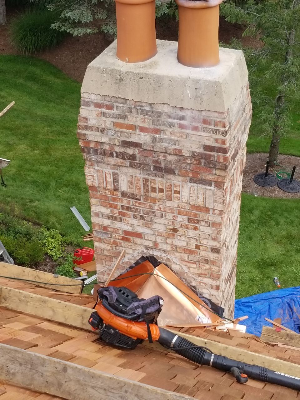 Cedar Roof Installation in Lake Forest by Custom Installations, Inc.