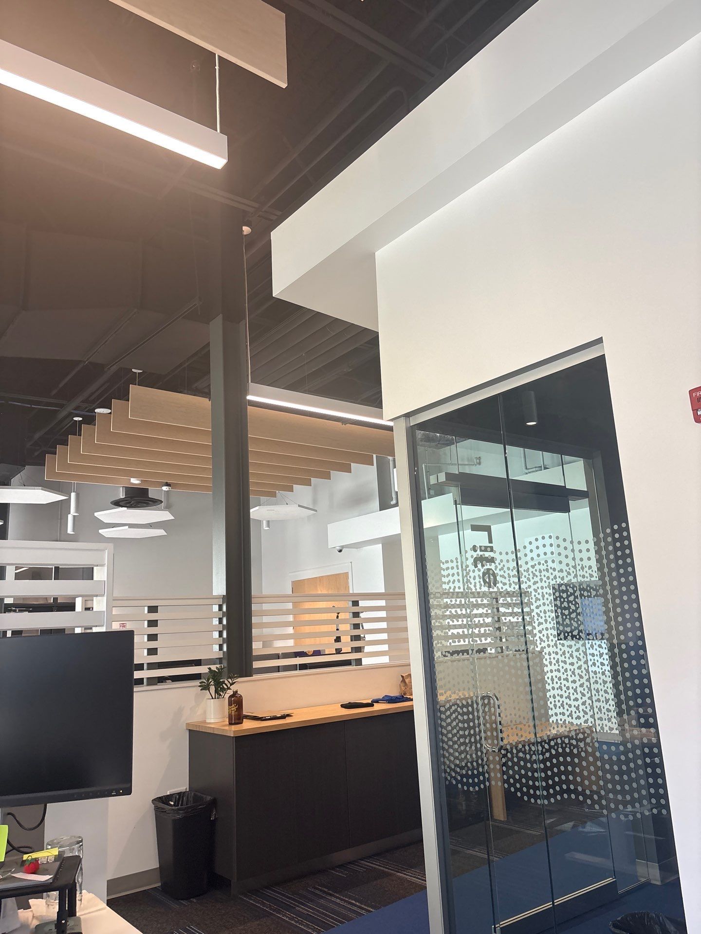 Commercial Office Interior Fit-Out with Glass Partitions in Lincoln by CompanyCam Sales Demo