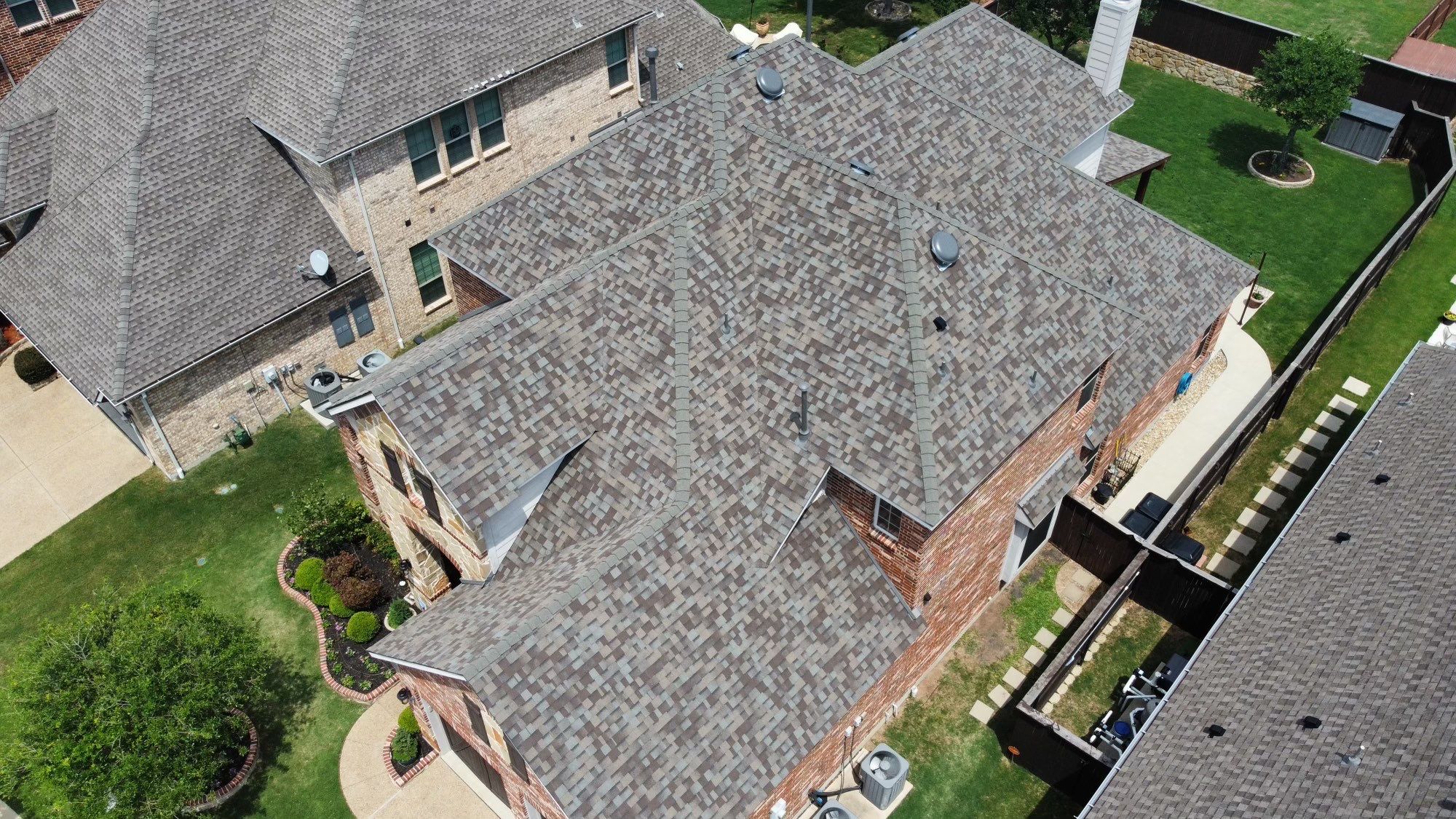 Residential Roofing Installation using Owens Corning TruDef Oakridge Driftwood by OneSource Roofing and Restoration