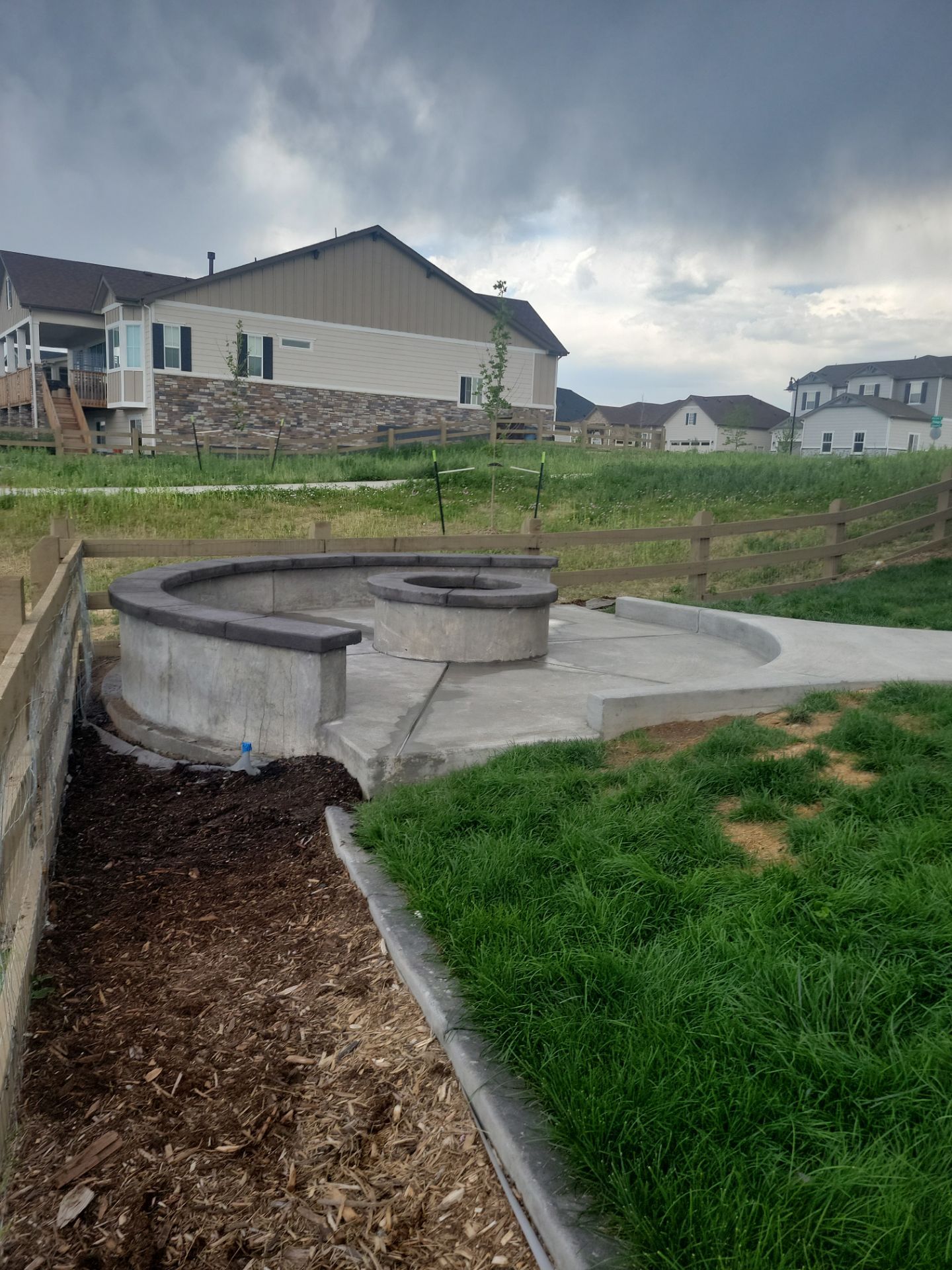 Project in Timnath by  Center Line Concrete