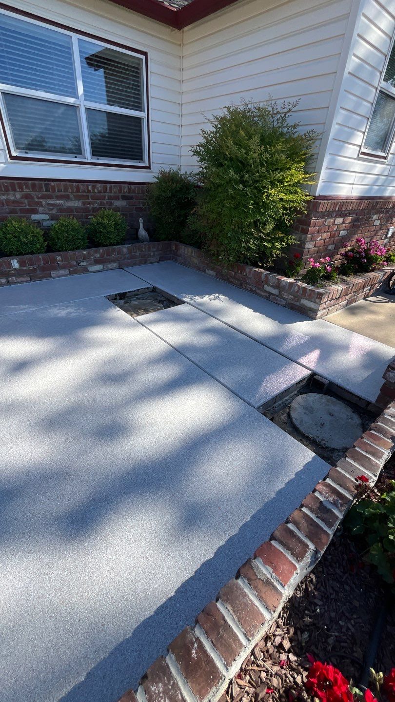 Outdoor Concrete Coating in Hughson by Lancaster Painting