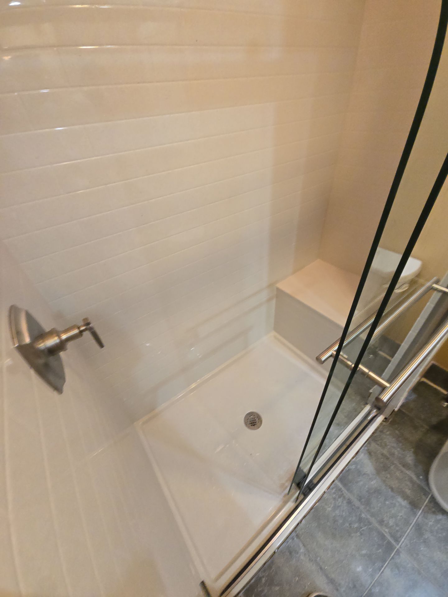 Onyx with Tile Inlay by The Shower Company