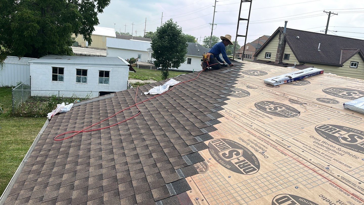 Residential Roofing Installation using GAF Timberline HDZ Barkwood by Nitro Roofing and Construction