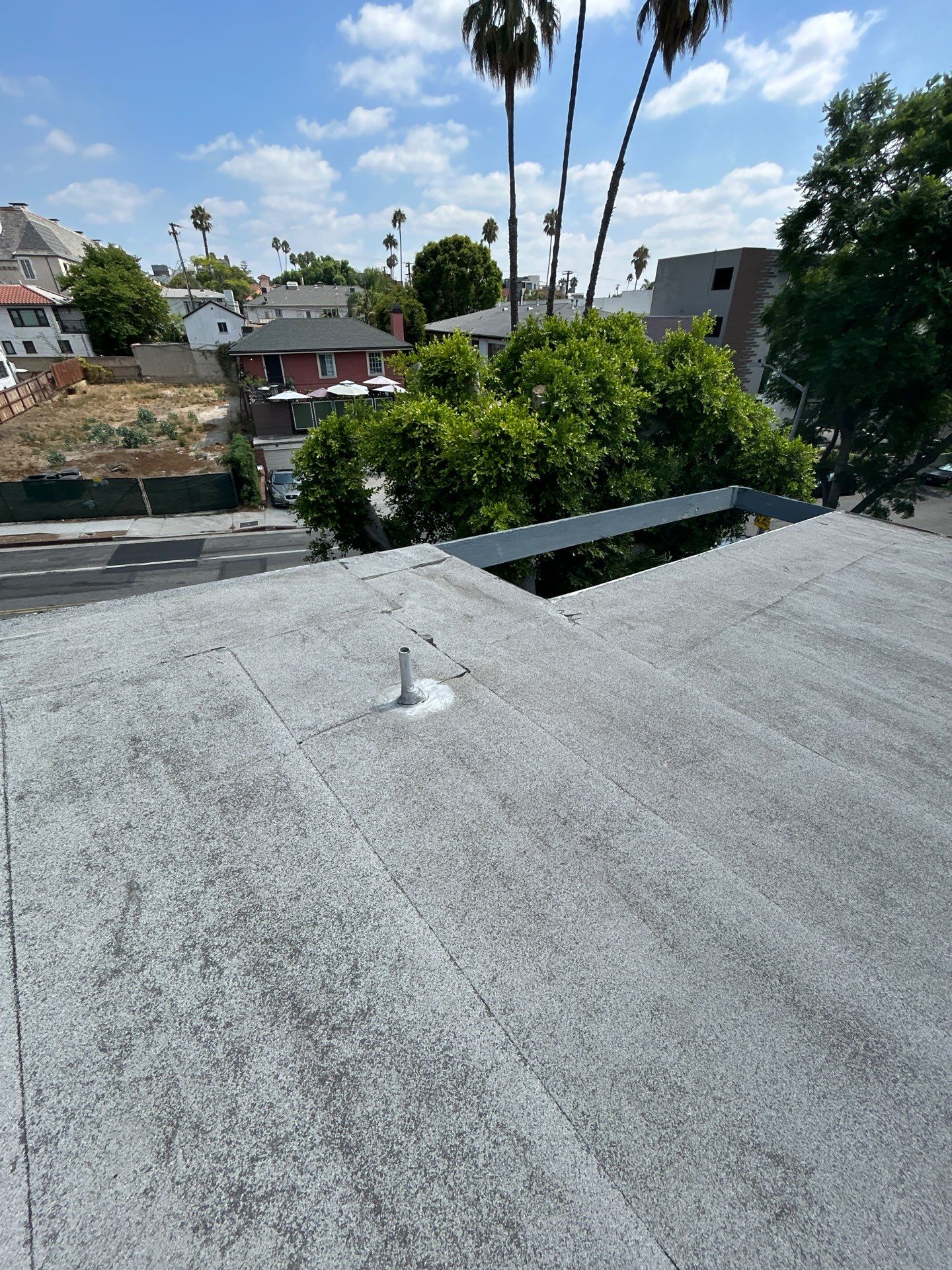 Silicone Coating - Apartment Building, West Hollywood by Hull Brothers Roofing